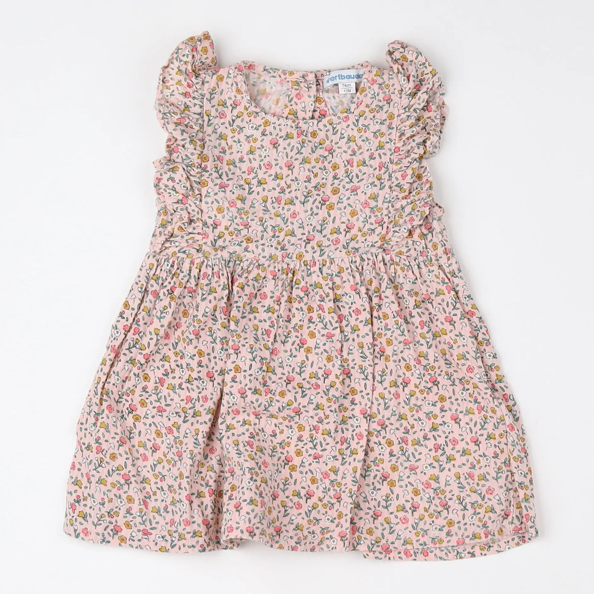 Vertbaudet - robe rose - 12 mois