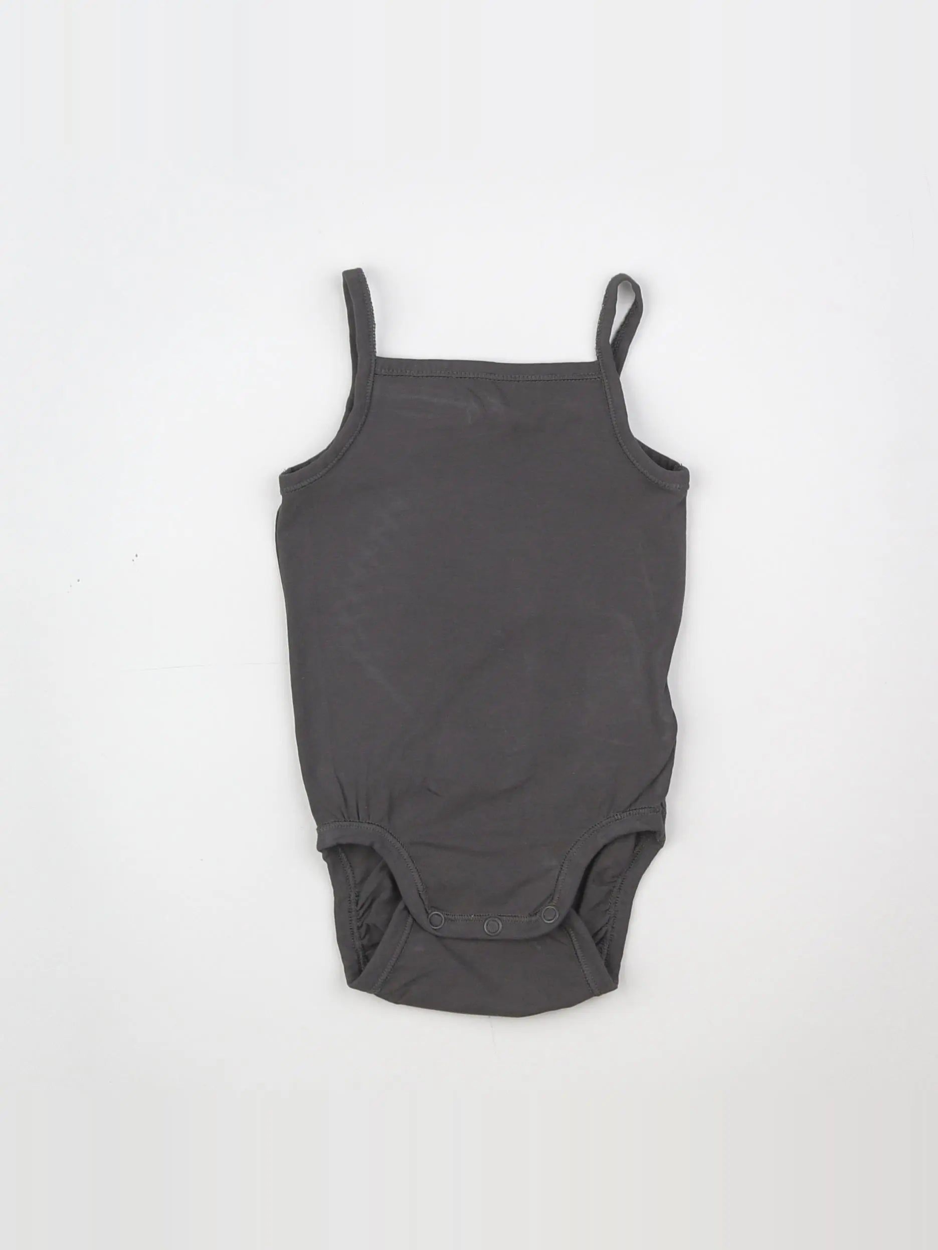 H&M - body gris - 3/6 mois