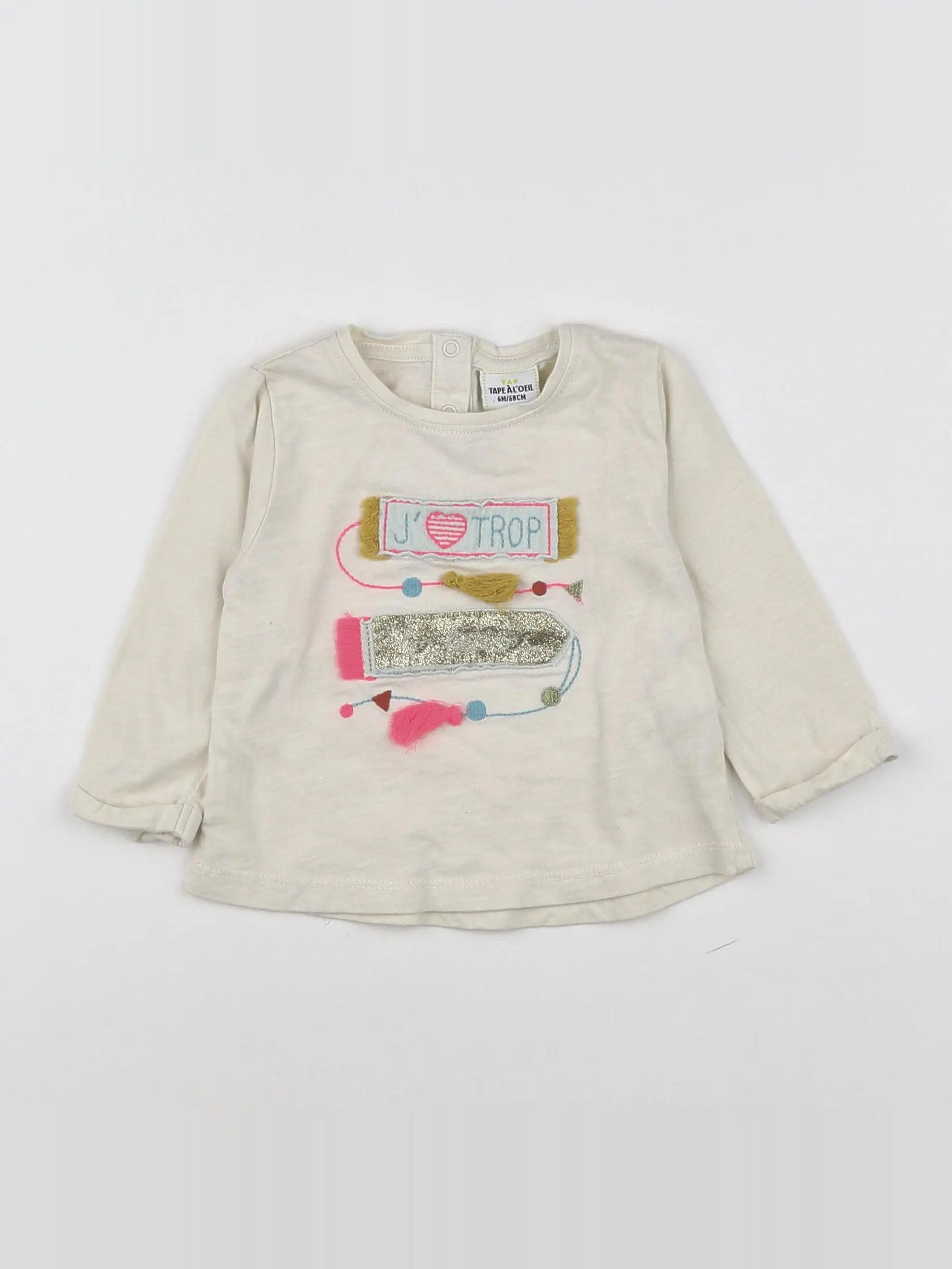 Tape à l'oeil - tee-shirt multicolore - 6 mois