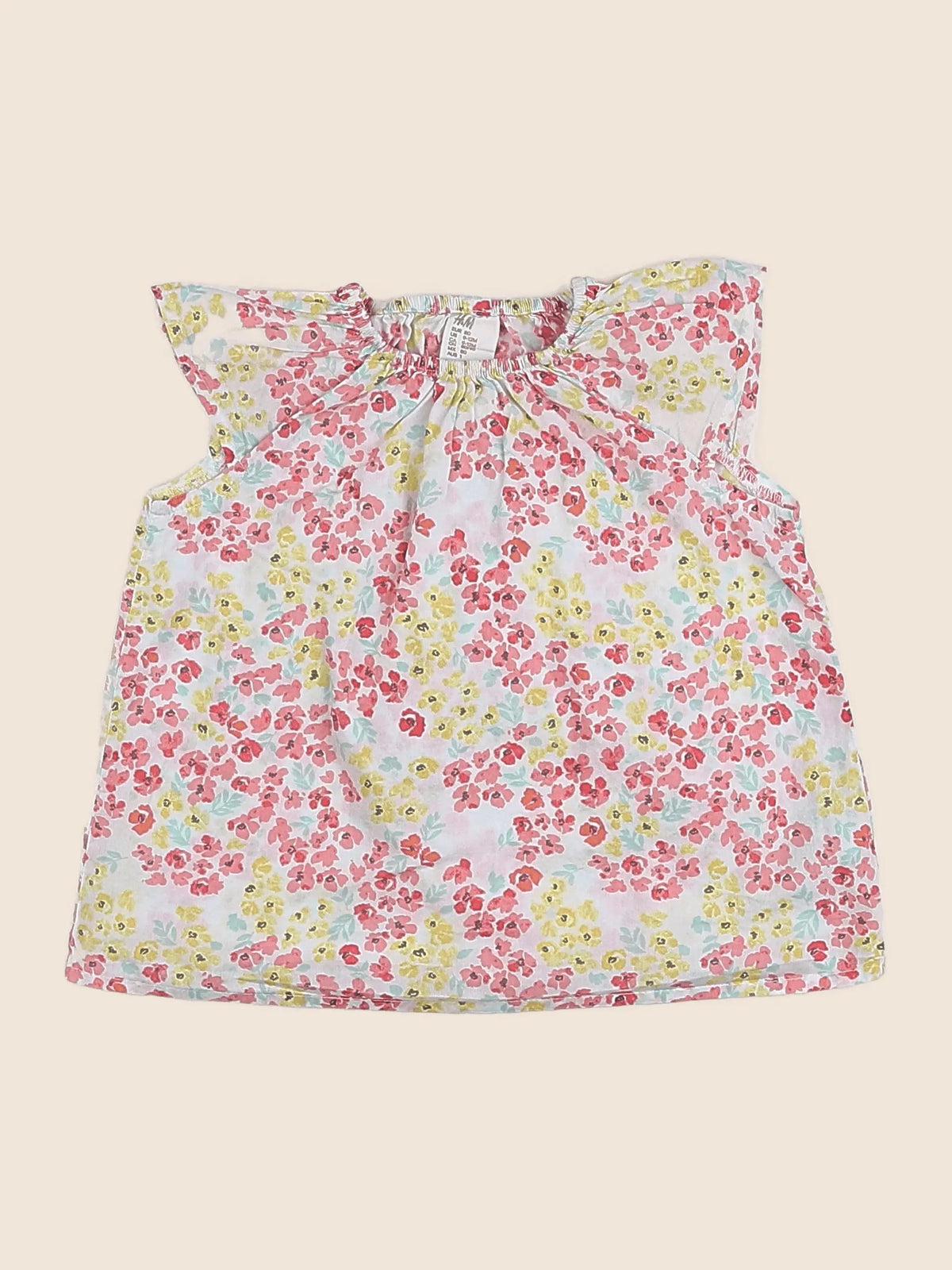 H&M - blouse multicolore - 9/12 mois