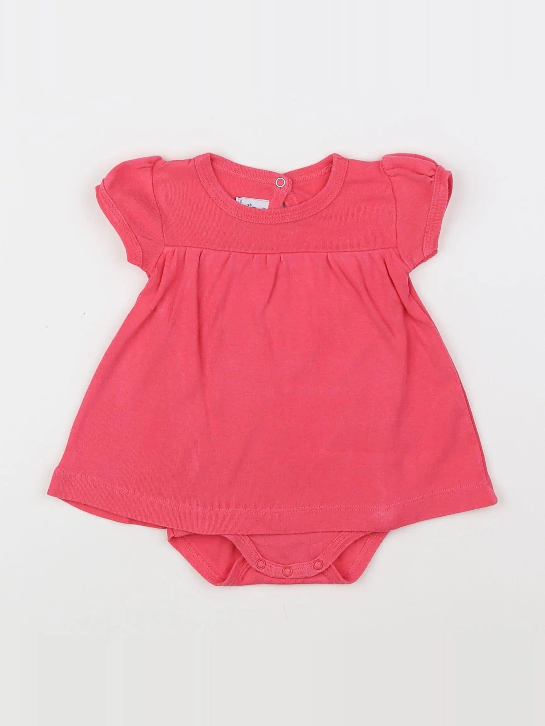 Petit Bateau - robe rose - 3 mois