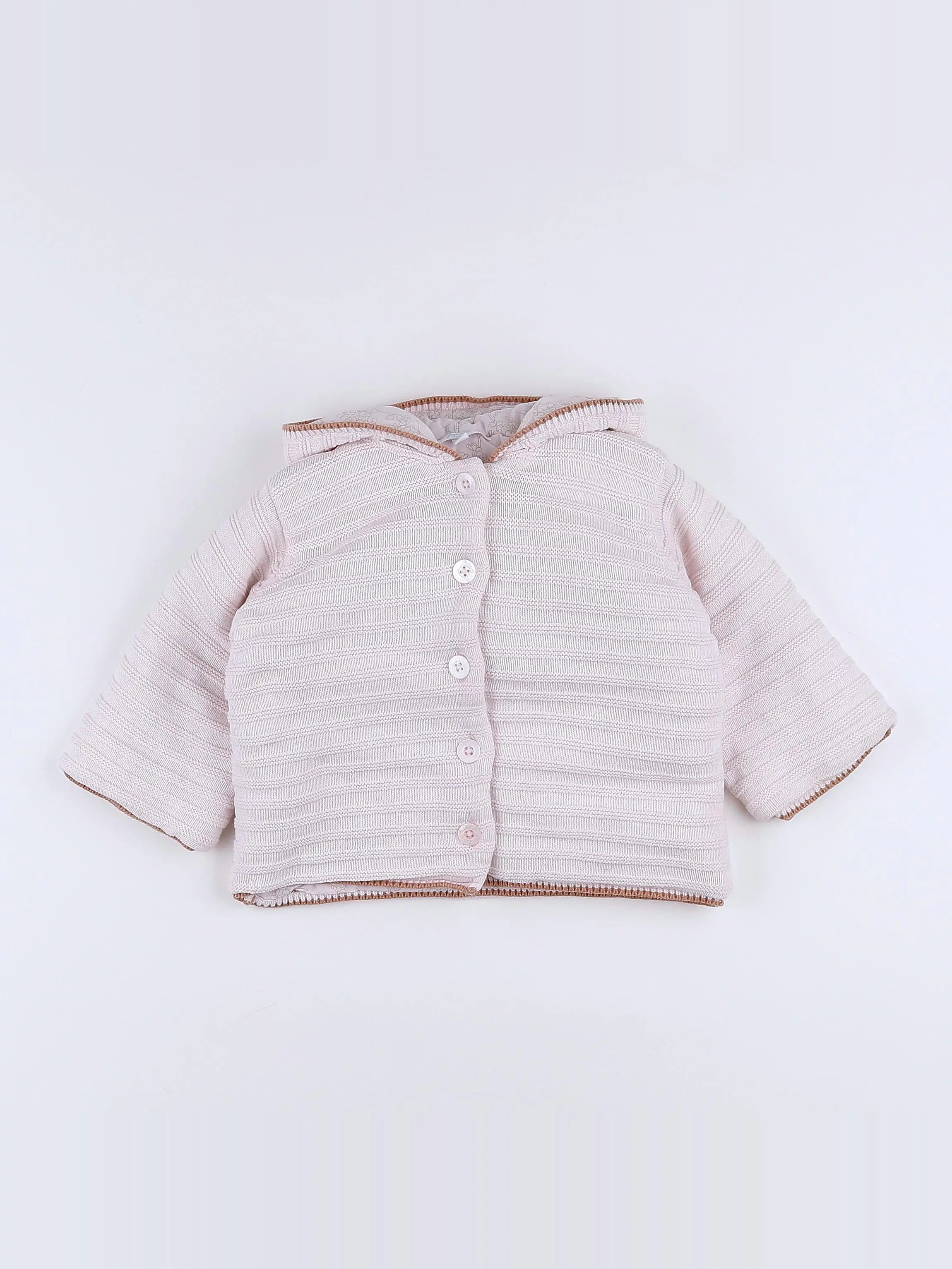 Jacadi - veste rose - 12 mois
