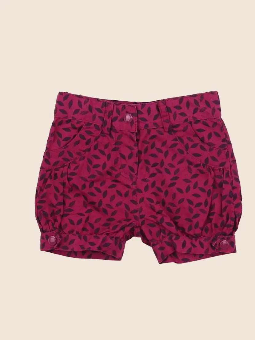 Vertbaudet - short orange - 6 mois