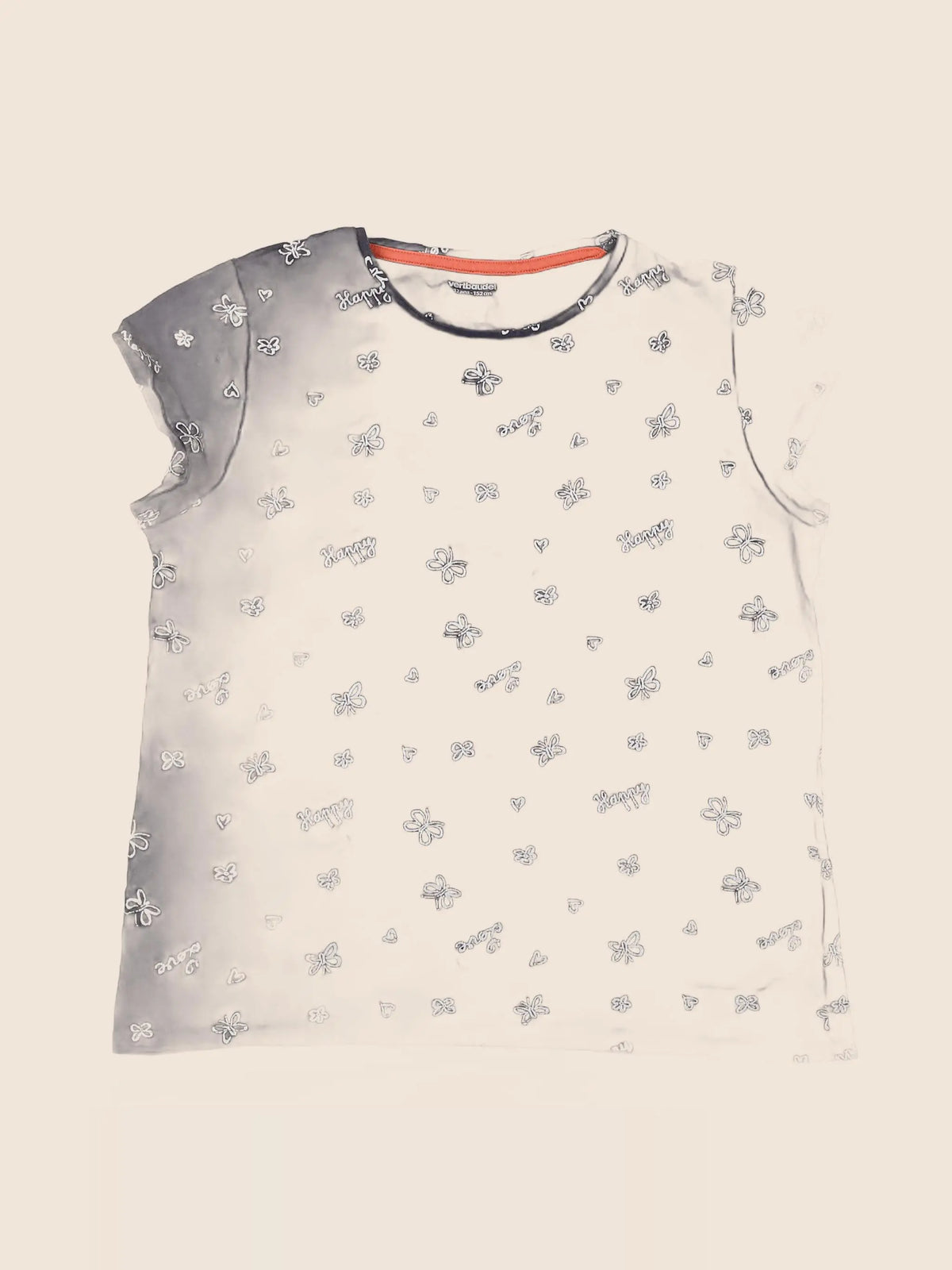 Vertbaudet - tee-shirt gris - 12 ans