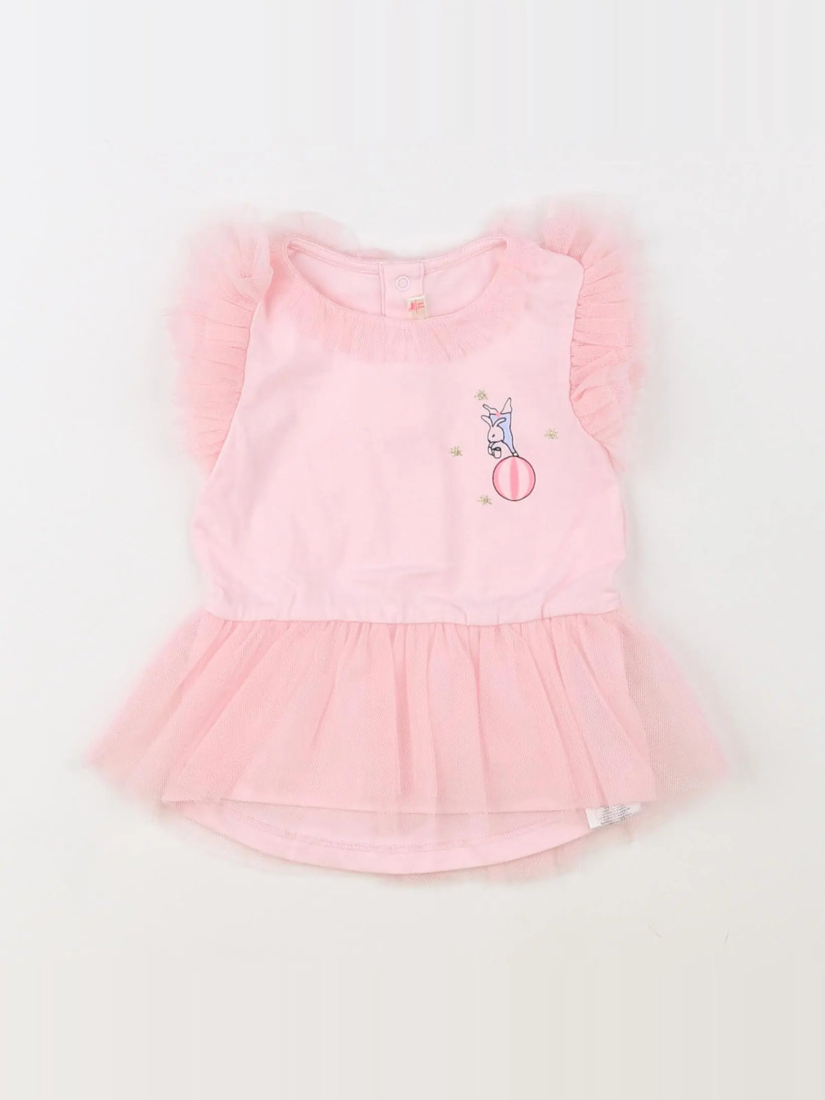 Billie Blush - tee-shirt rose, or - 9 mois