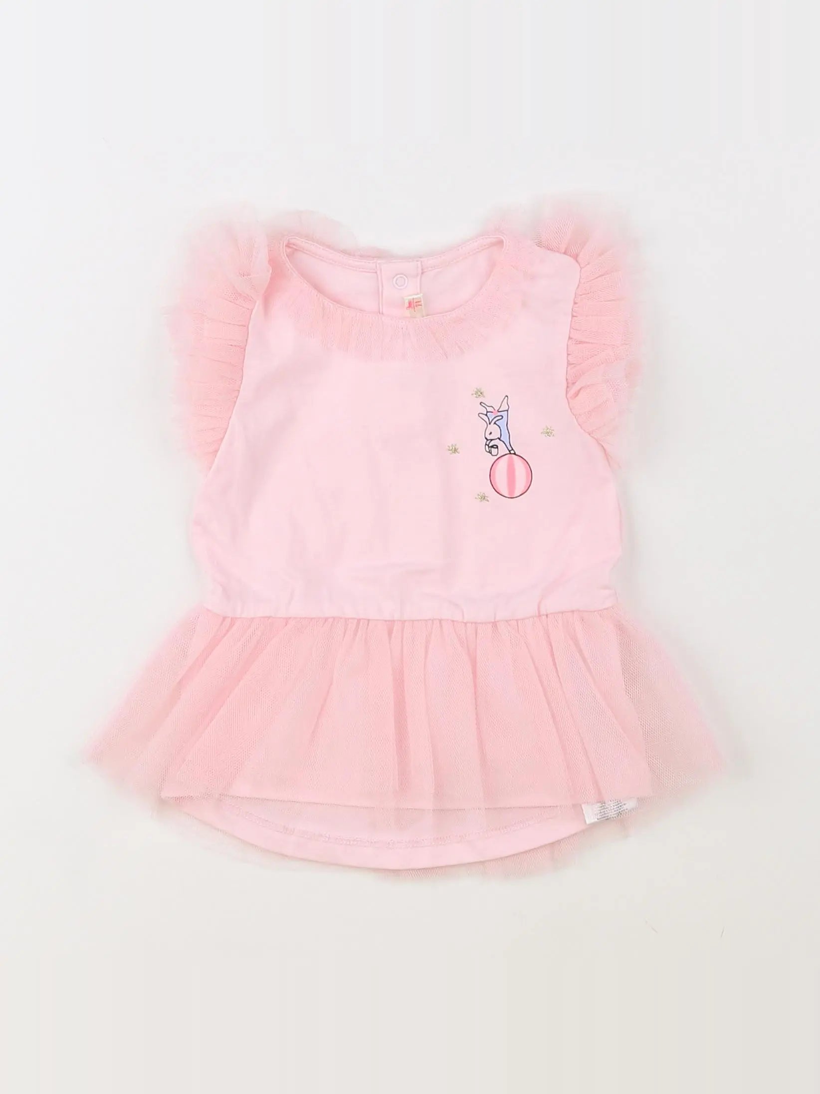 Billie Blush - tee-shirt rose, or - 9 mois