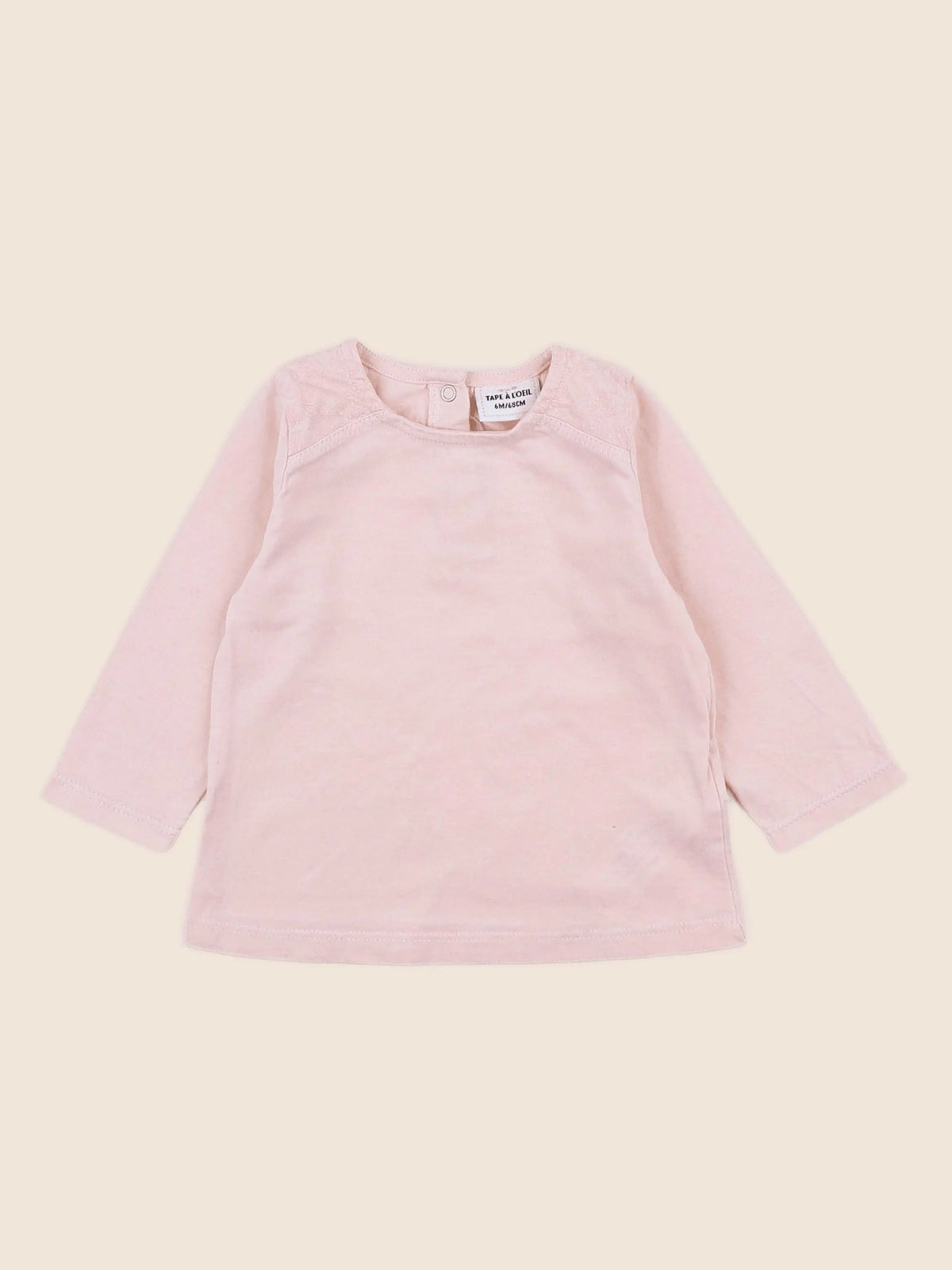 Tape à l'oeil - tee-shirt rose - 6 mois
