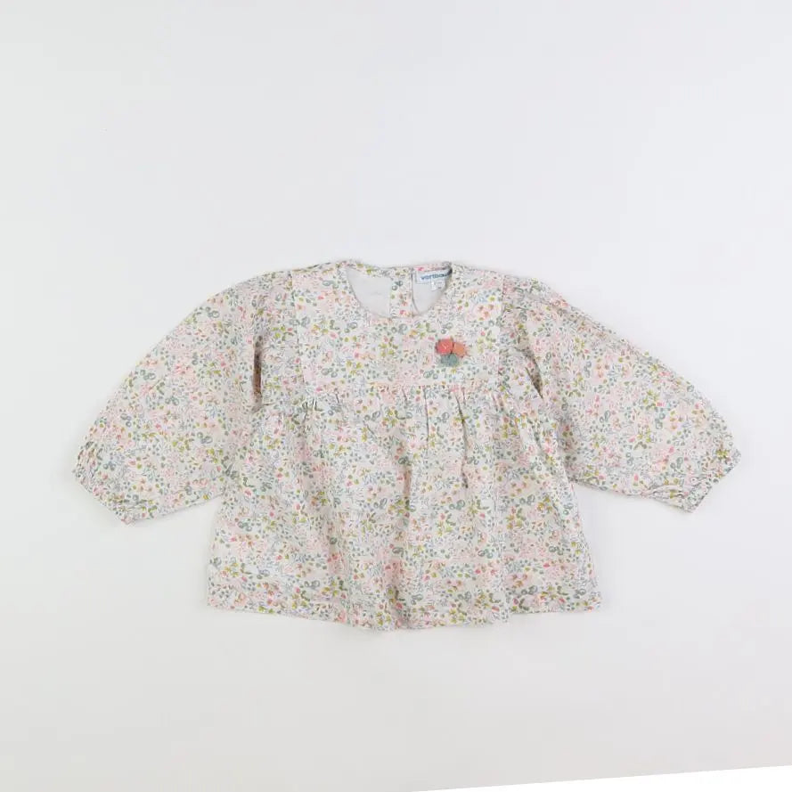Vertbaudet - blouse multicolore - 18 mois