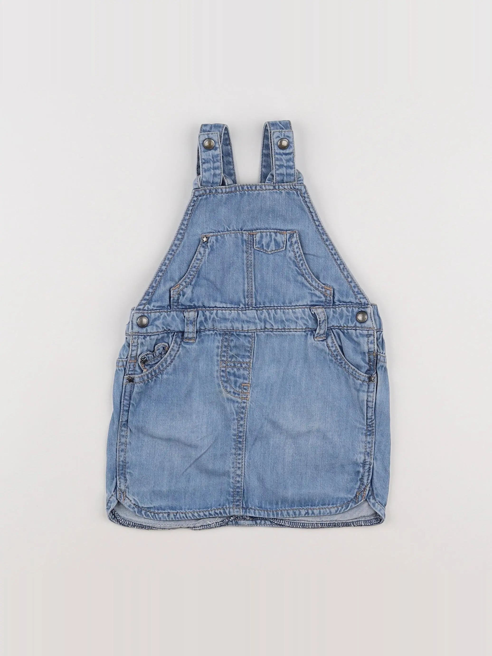 Vertbaudet - robe bleu - 18 mois