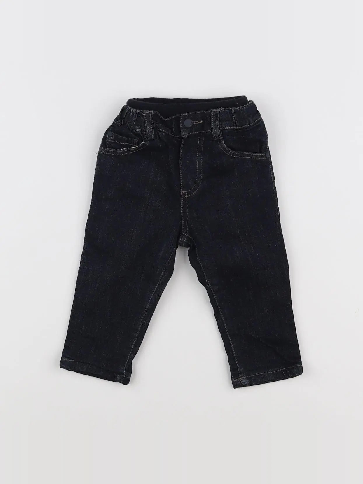 Boutchou - jean doublé bleu - 6 mois