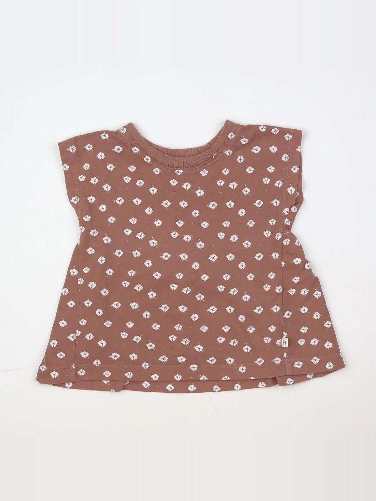 1+ In the family - tee-shirt rose - 6 mois