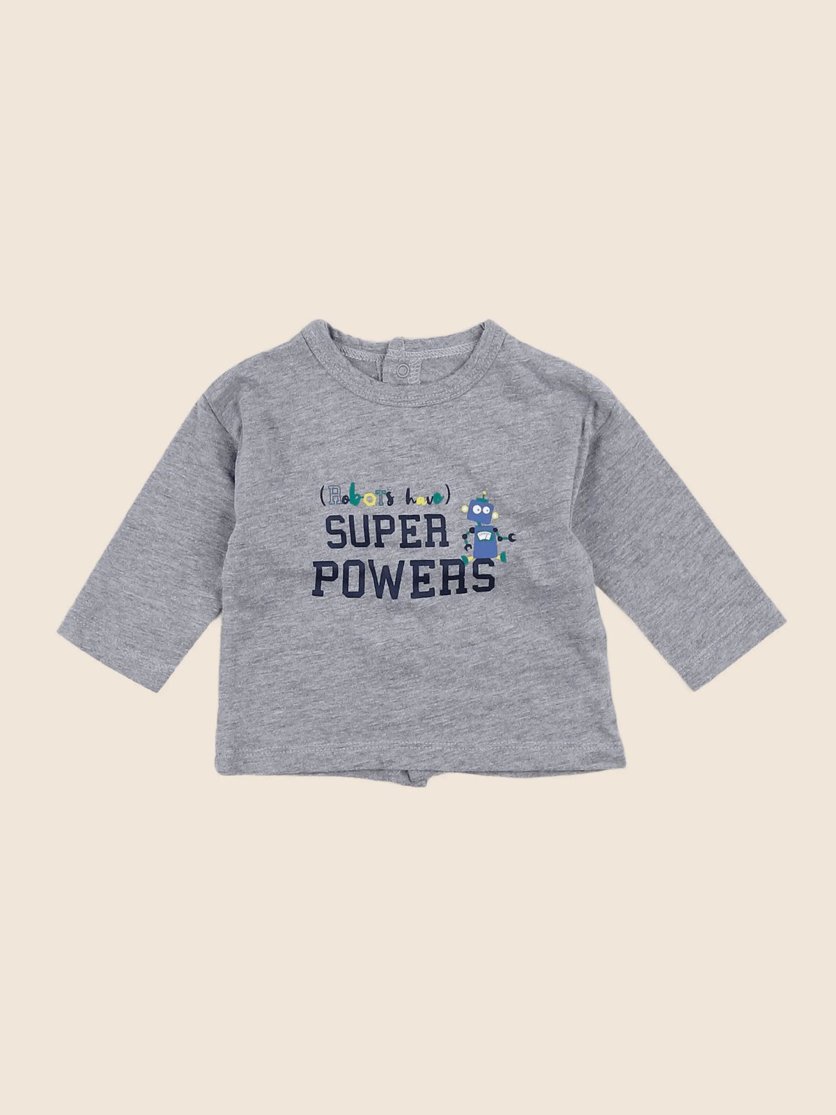 Vertbaudet - tee-shirt gris - 3 mois