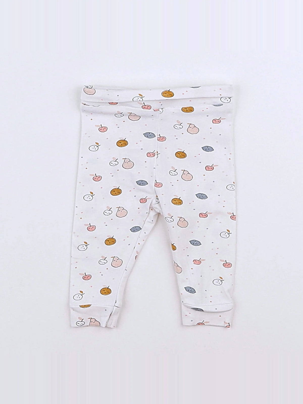 Vertbaudet - legging blanc - 1 mois