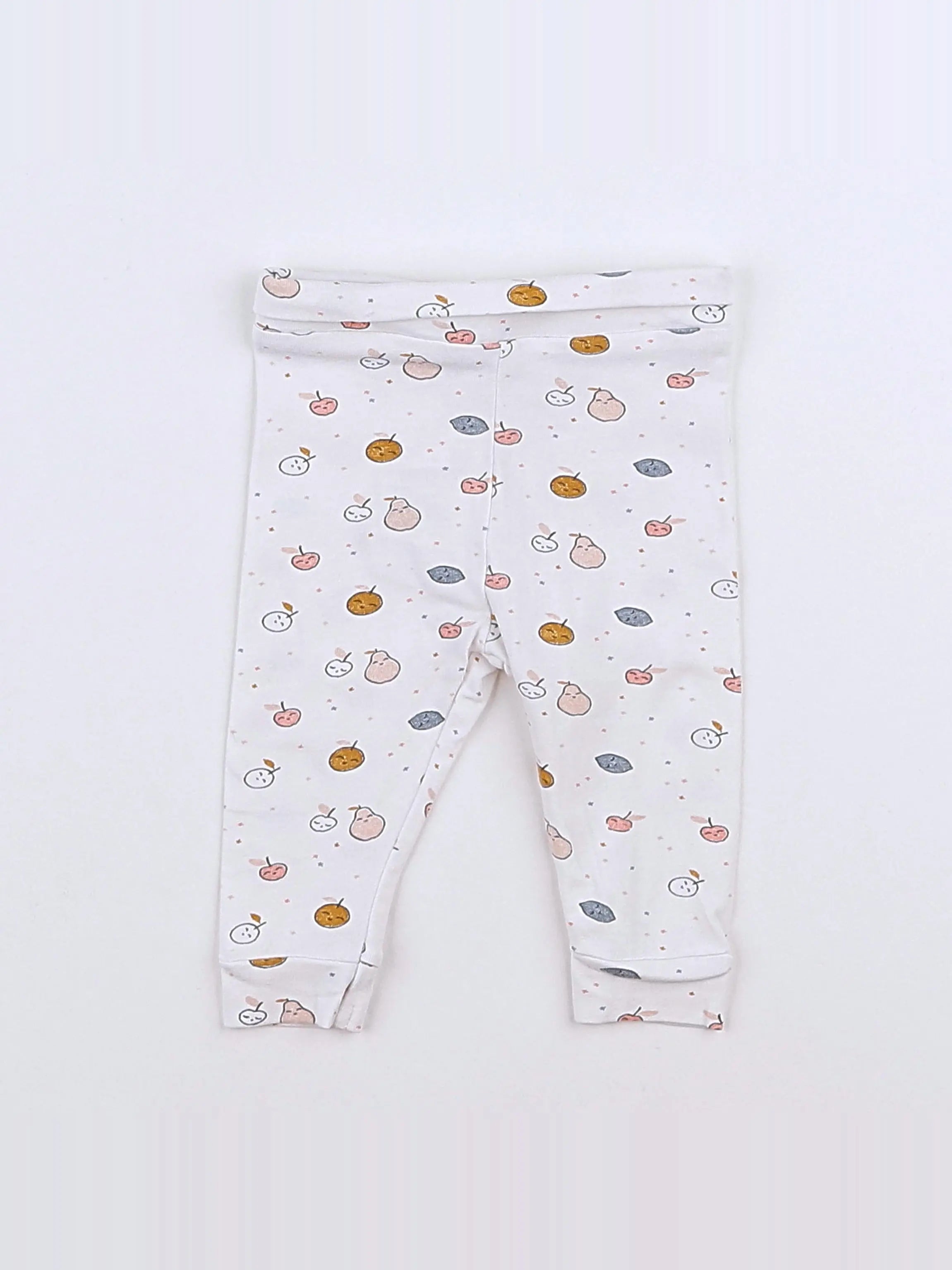 Vertbaudet - legging blanc - 1 mois