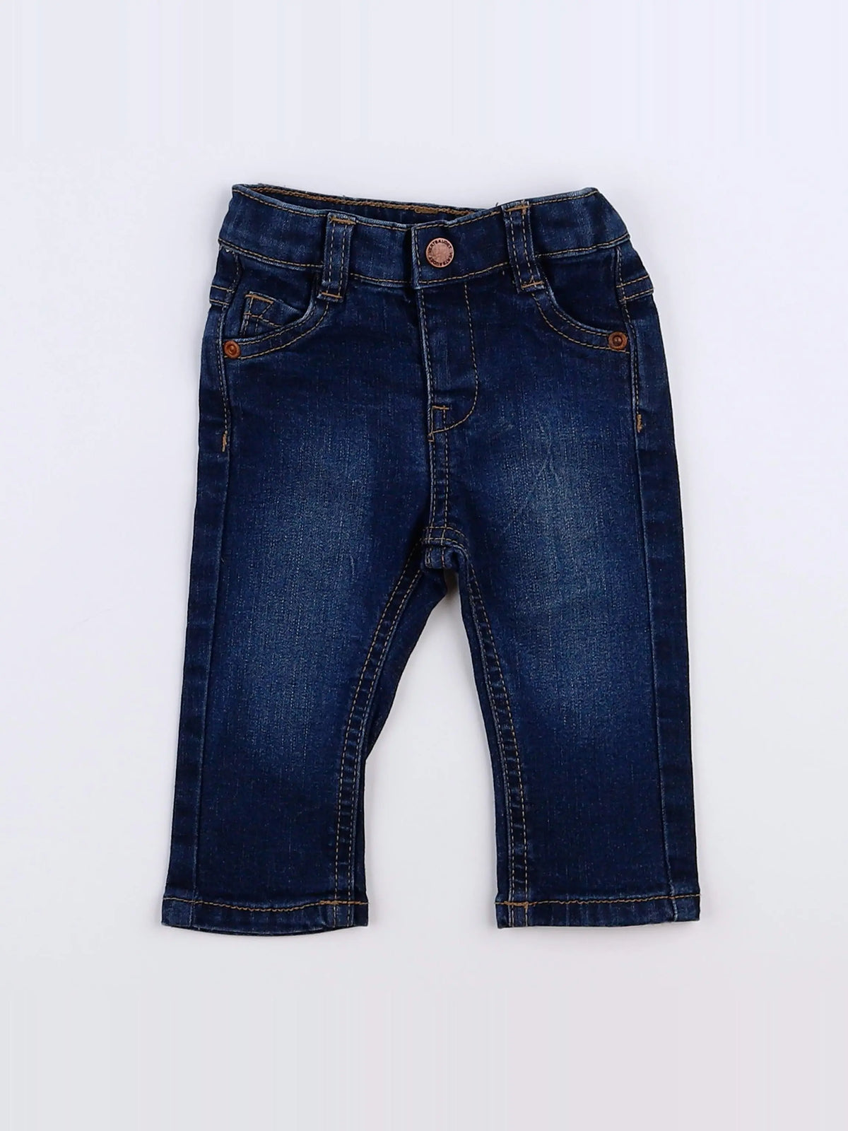 Vertbaudet - jean bleu - 3 mois