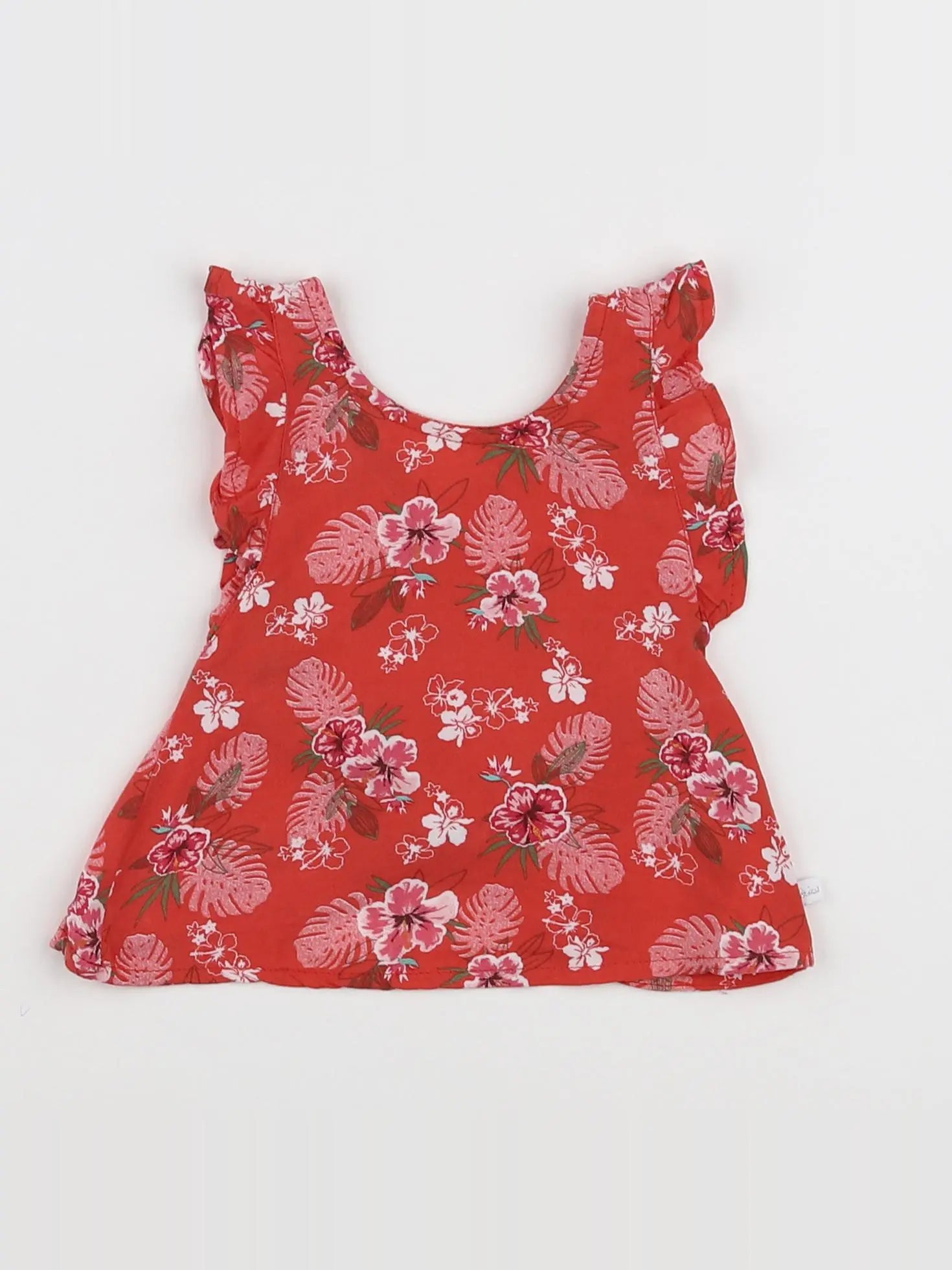 IKKS - blouse rouge - 3 mois