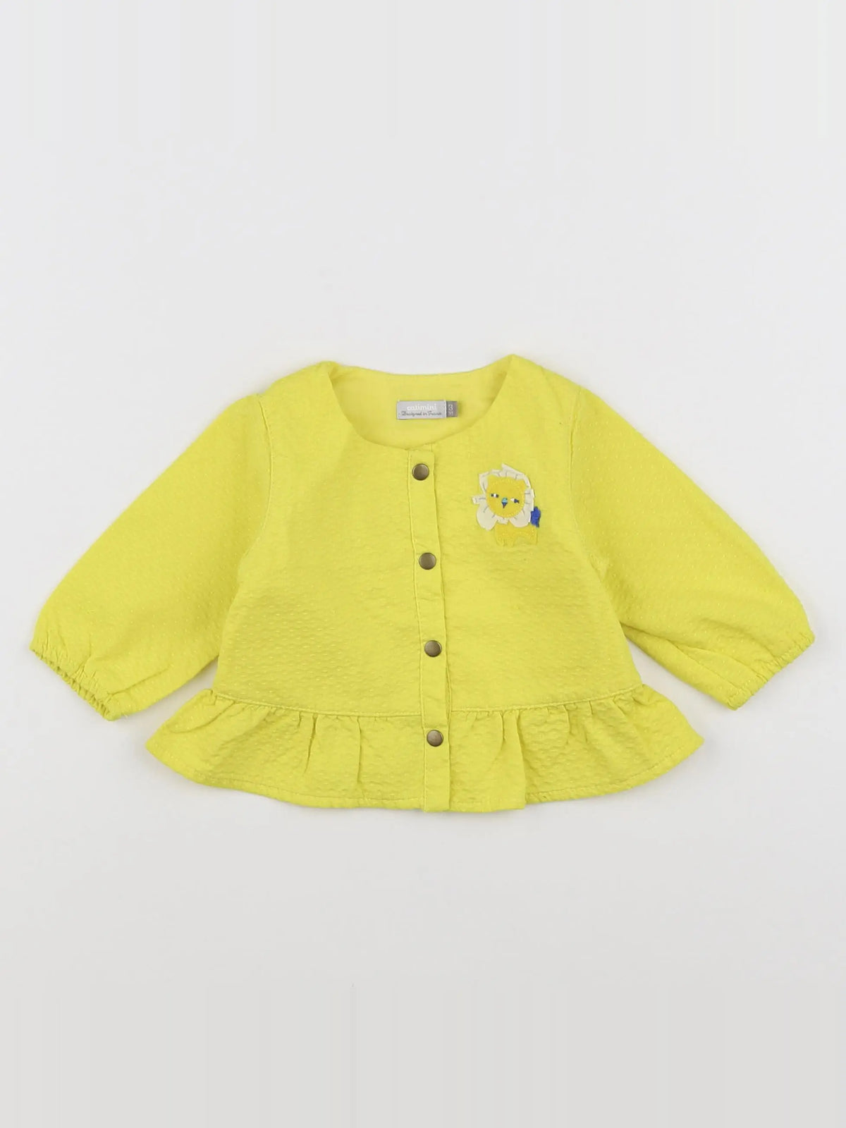 Catimini - blouse jaune - 3 mois