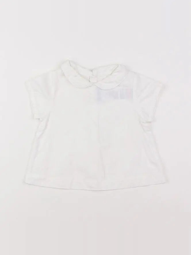 Jacadi - blouse blanc - 12 mois