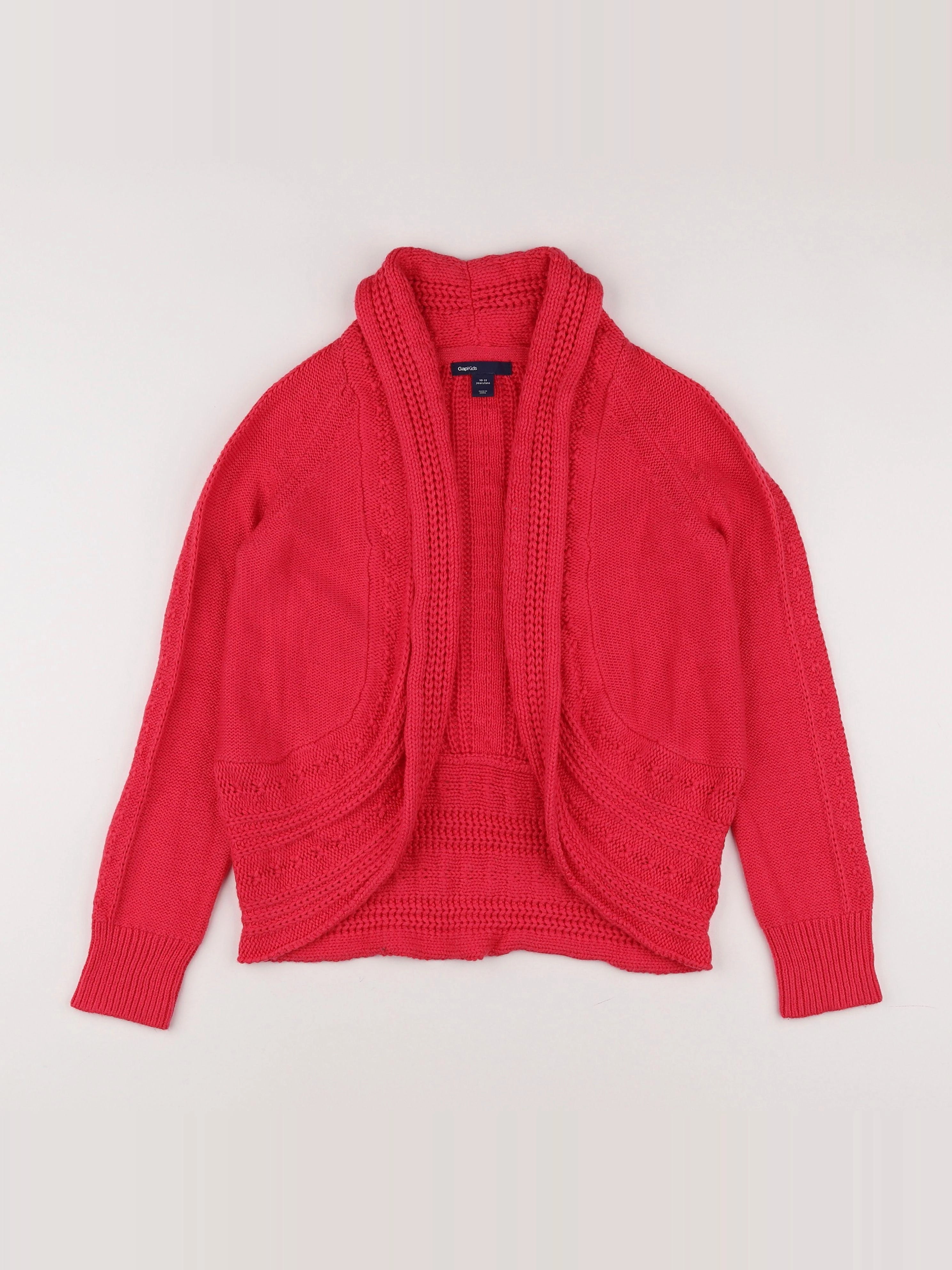 GAP - gilet rose - 10/11 ans