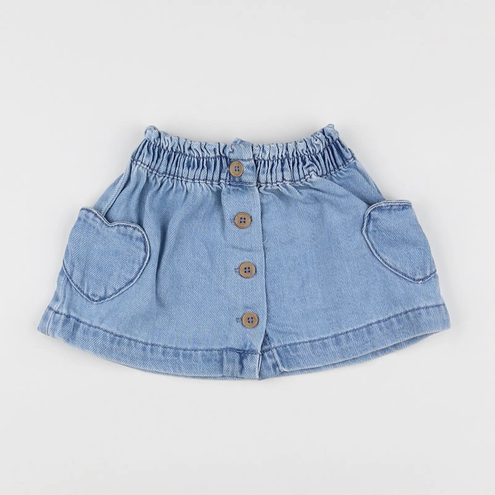 Vertbaudet - jupe bleu - 6 mois