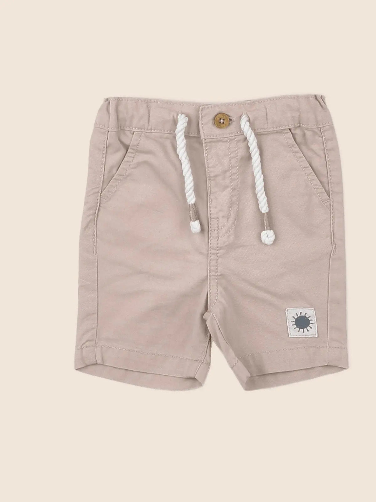 Vertbaudet - short beige - 3 mois