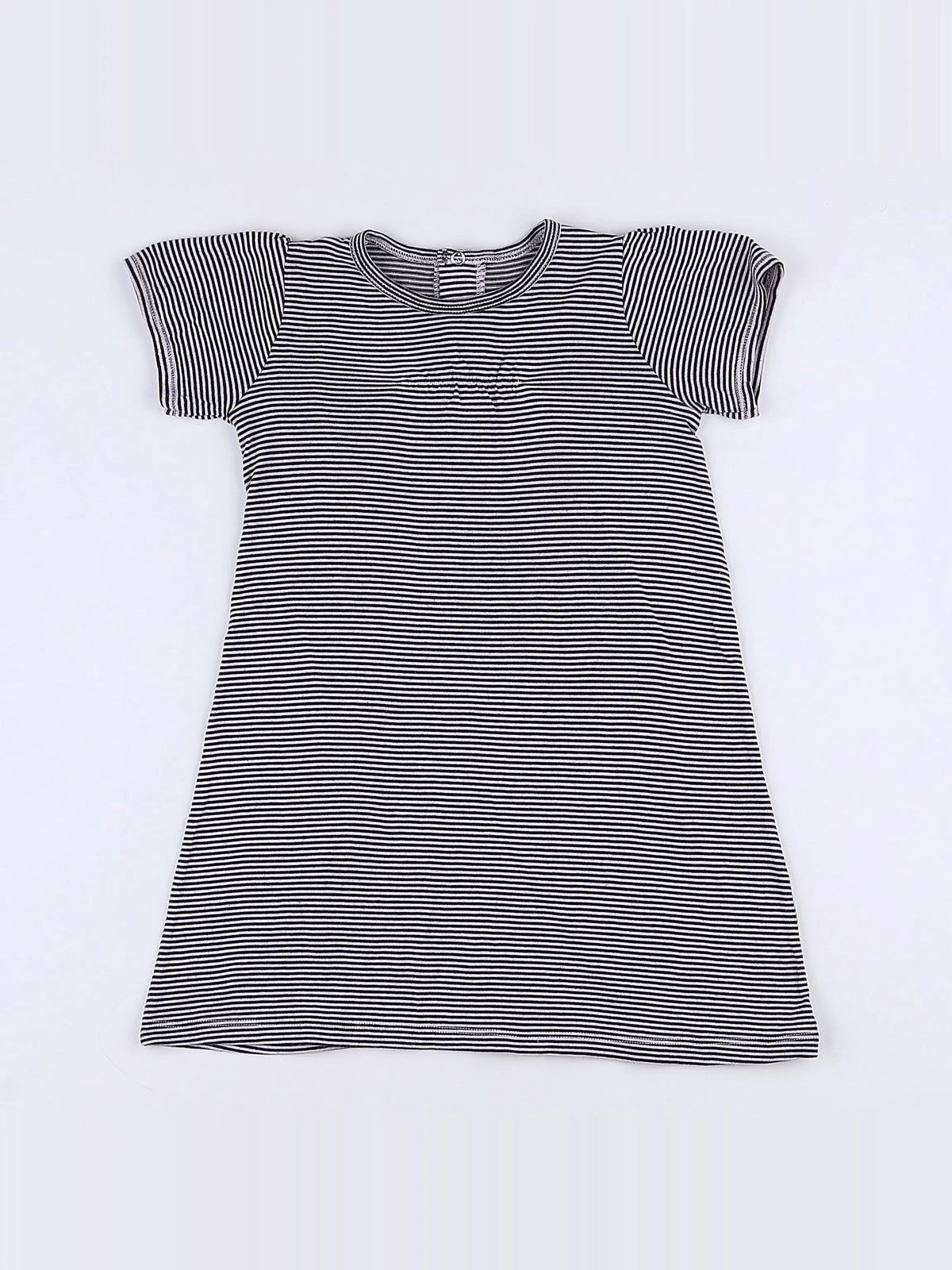 Petit Bateau - robe bleu - 18 mois