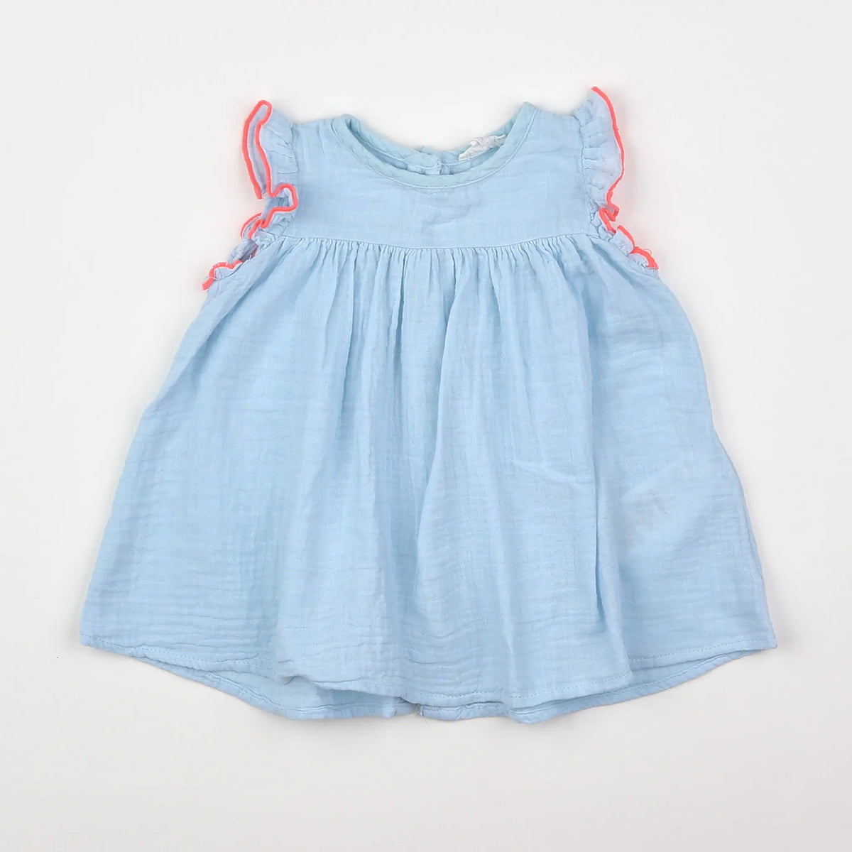 Vertbaudet - robe bleu - 1 mois