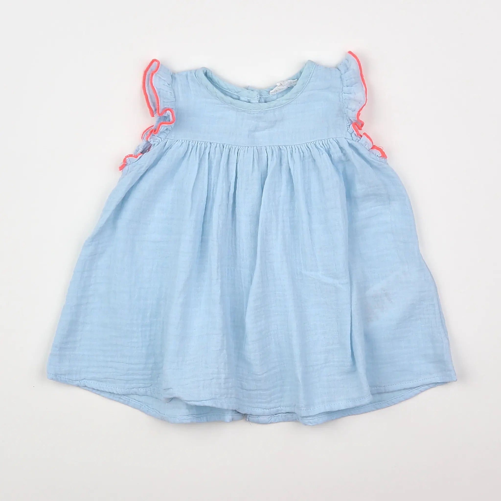 Vertbaudet - robe bleu - 1 mois