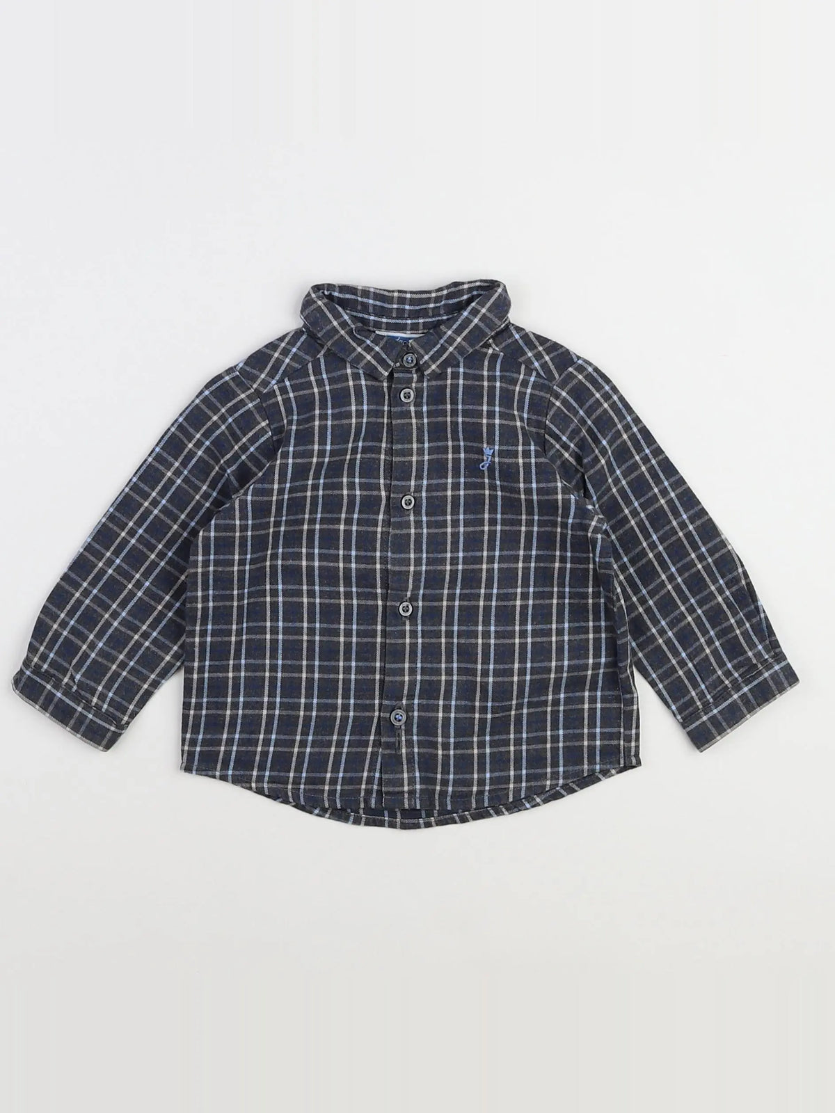 Jacadi - chemise gris - 12 mois