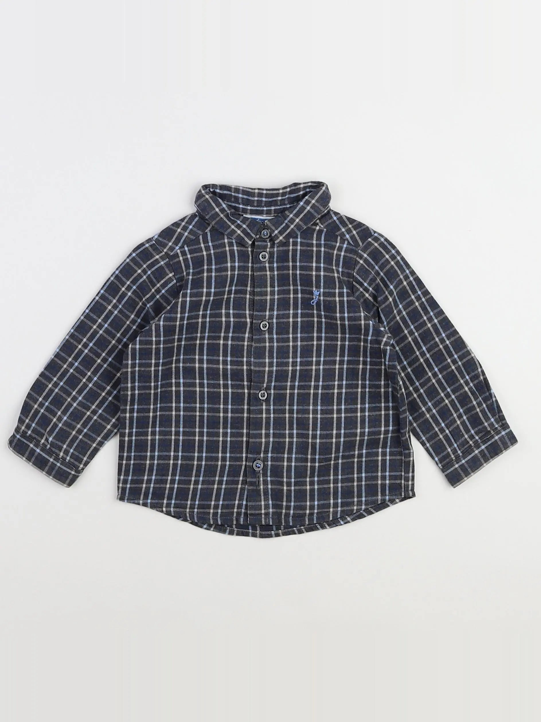 Jacadi - chemise gris - 12 mois