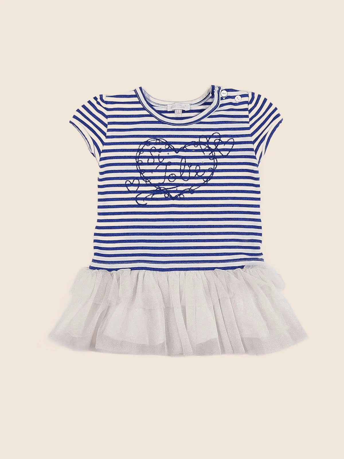 Absorba - robe bleu - 12 mois