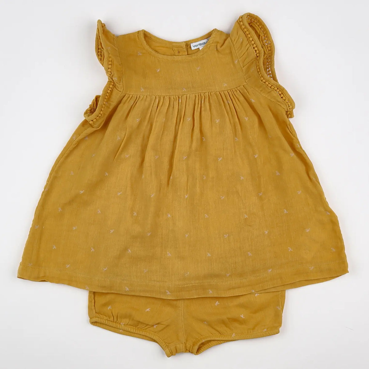 Vertbaudet - robe jaune - 18 mois