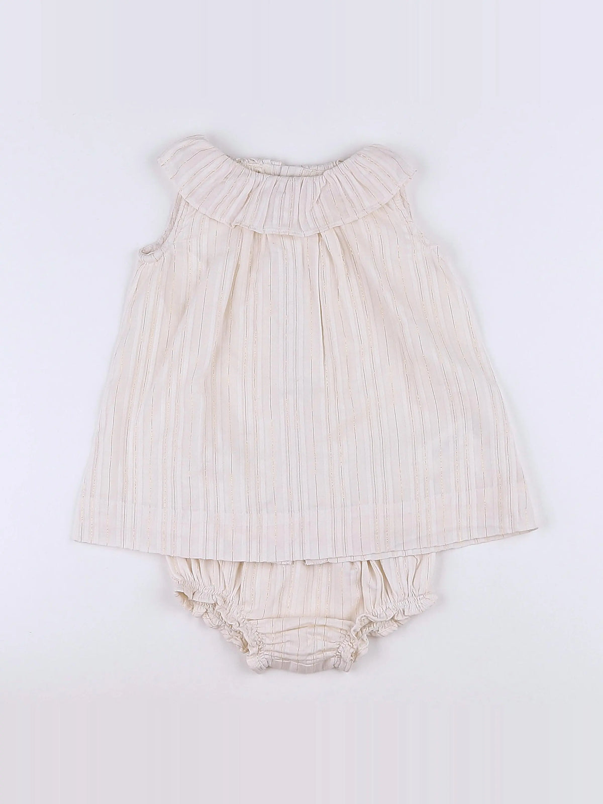 Gocco - robe beige - 9/12 mois