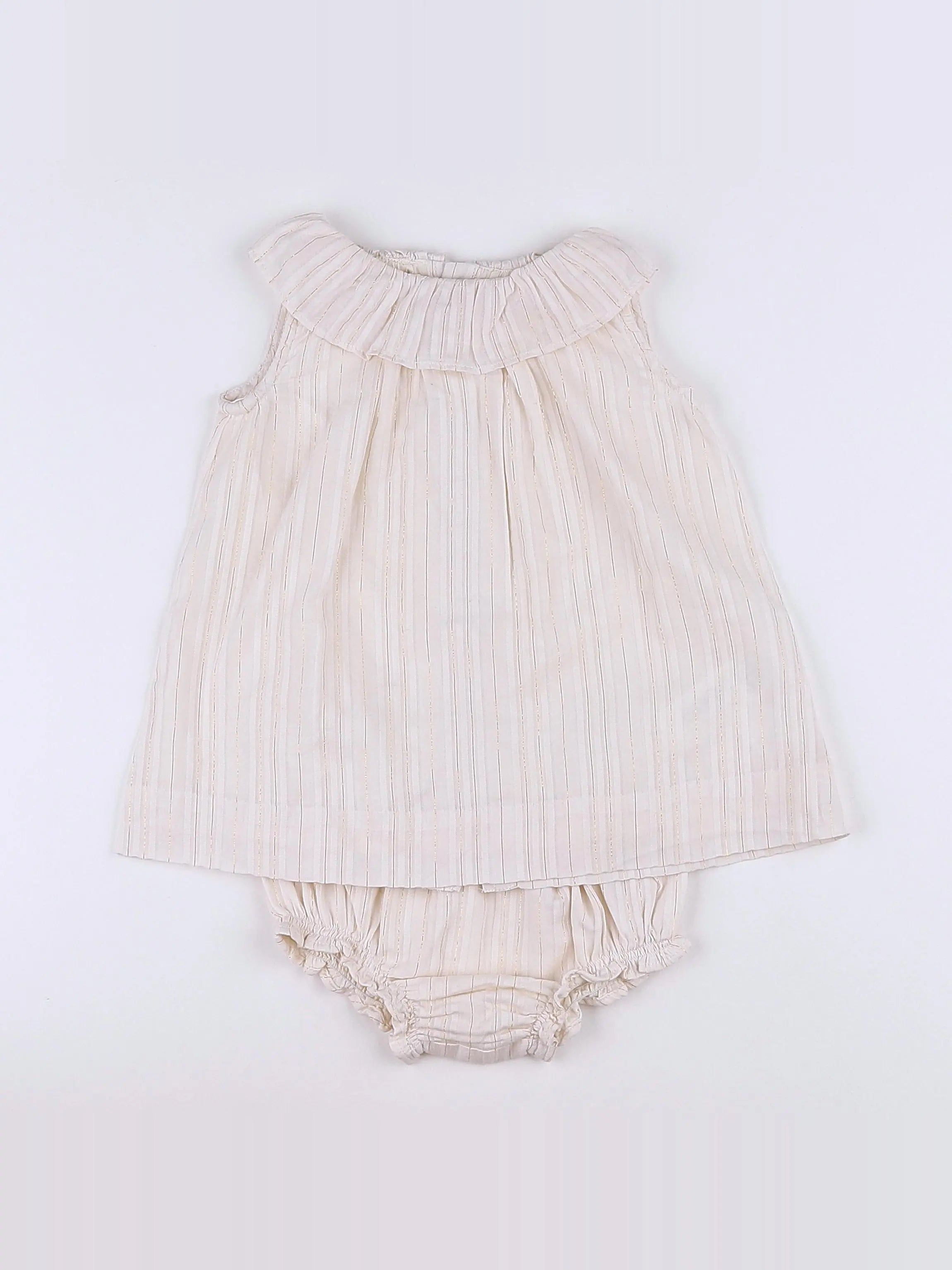 Gocco - robe beige - 9/12 mois