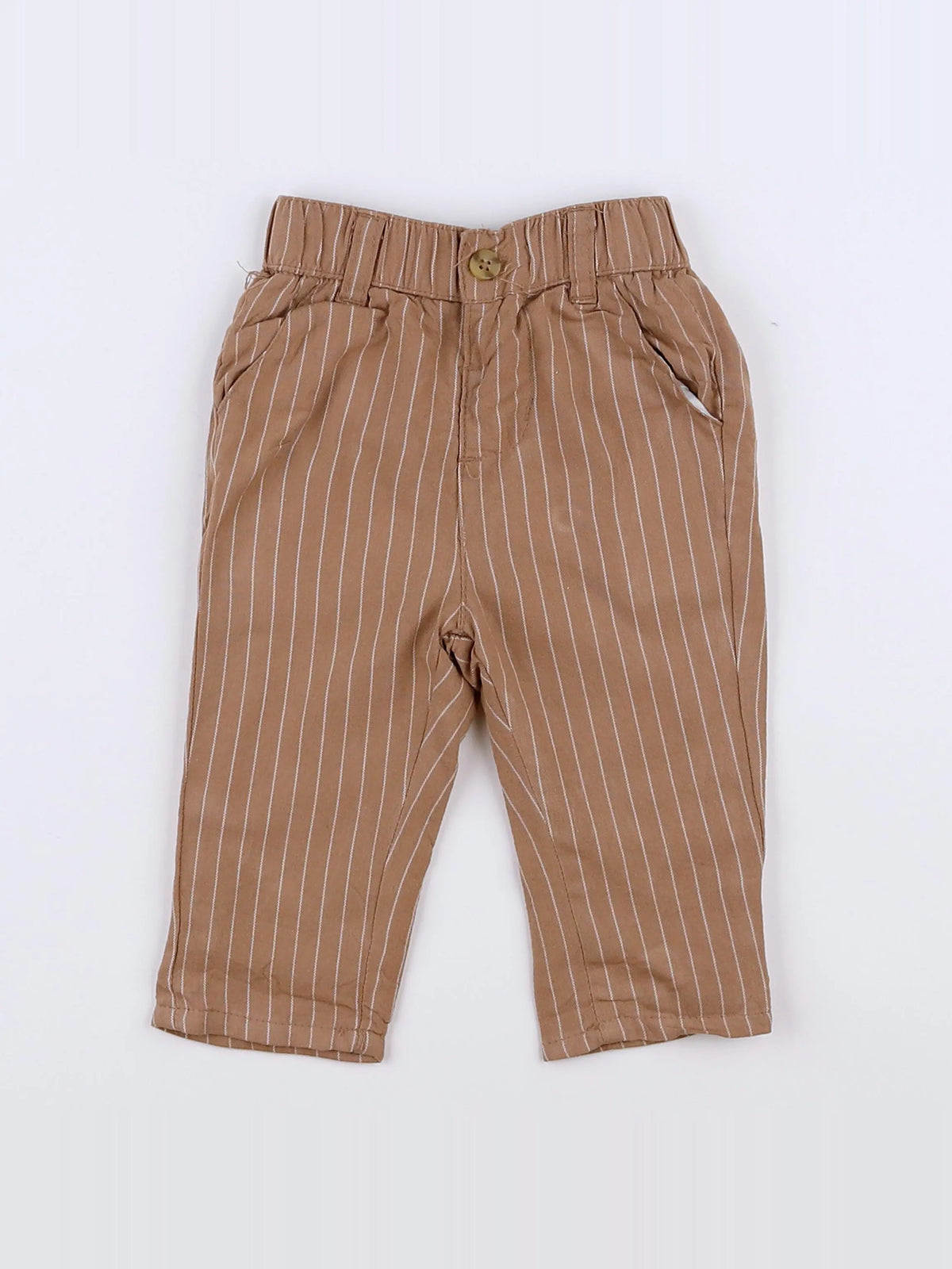 Vertbaudet - pantalon marron - 3 mois