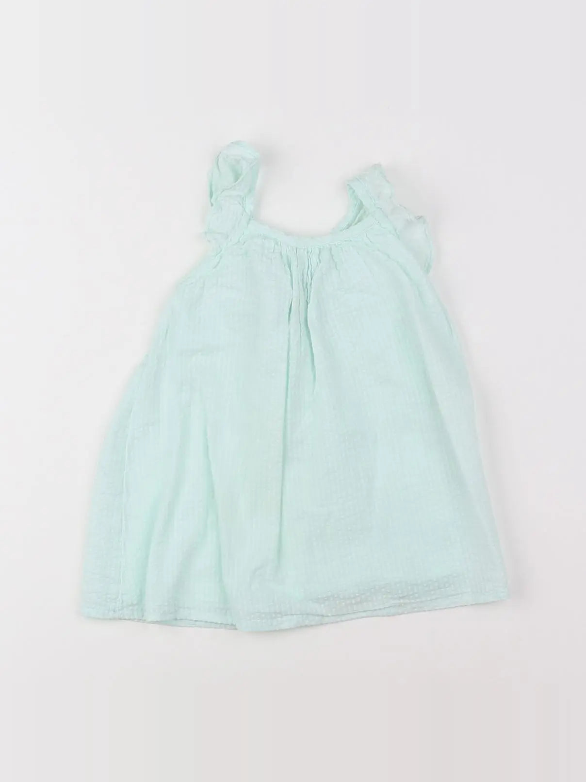Tape à l'oeil - robe vert - 9 mois