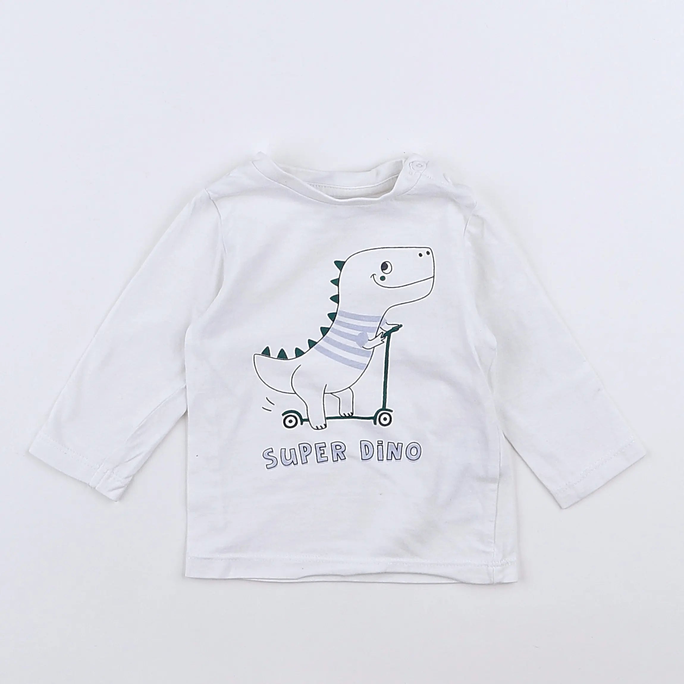 Vertbaudet - tee-shirt blanc - 3 mois