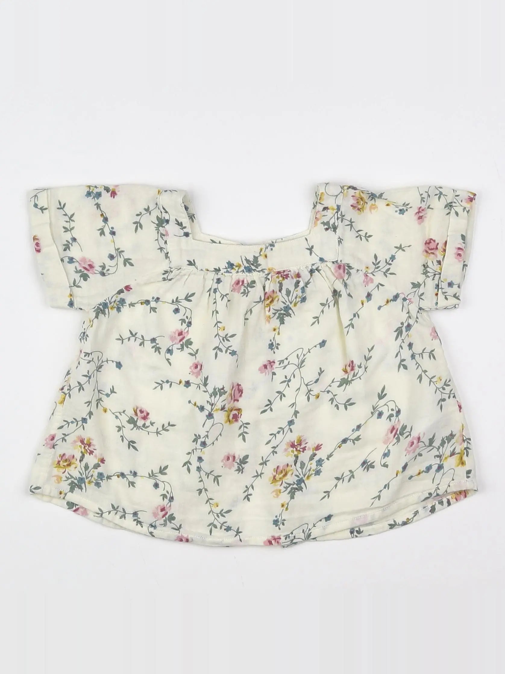 Bonton - tee-shirt multicolore - 6 mois