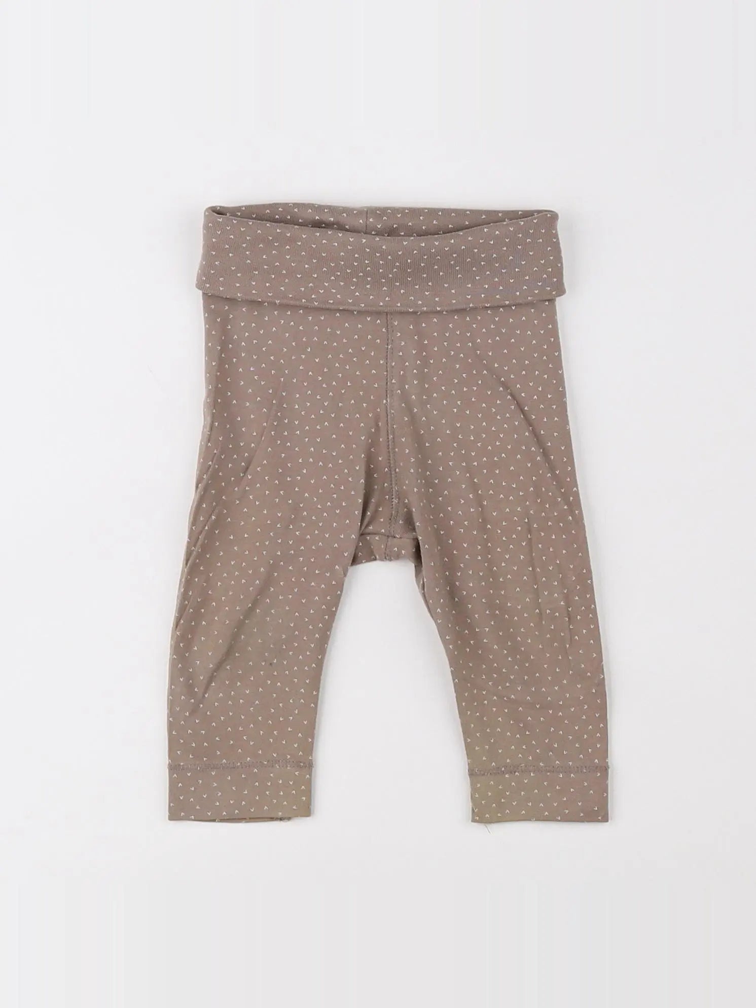H&M - legging marron - 3 mois