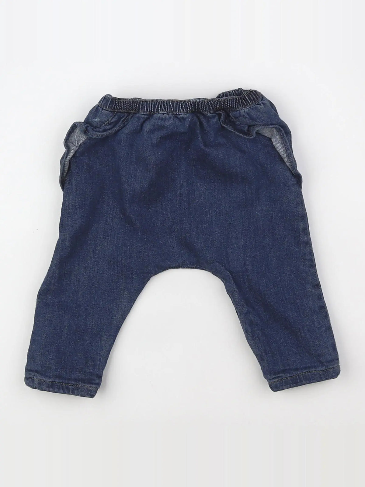 Boutchou - sarouel doublé bleu - 3 mois