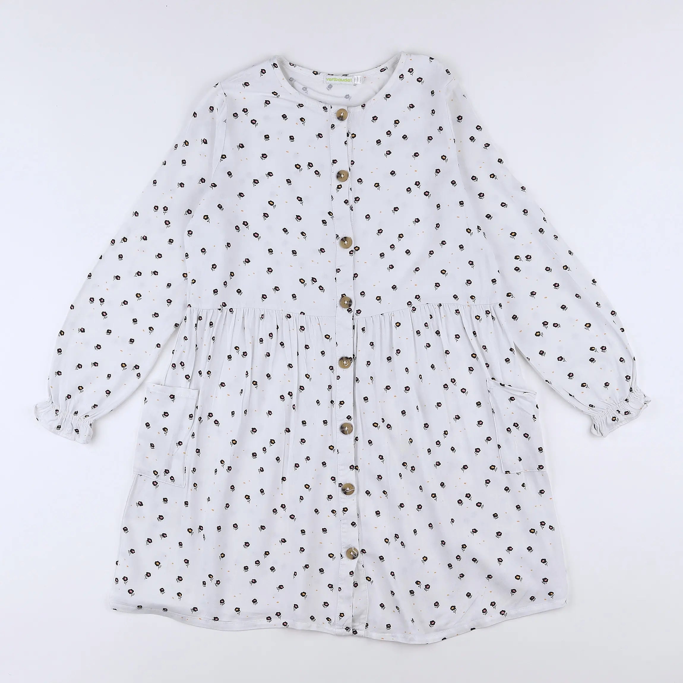 Vertbaudet - robe blanc - 10 ans