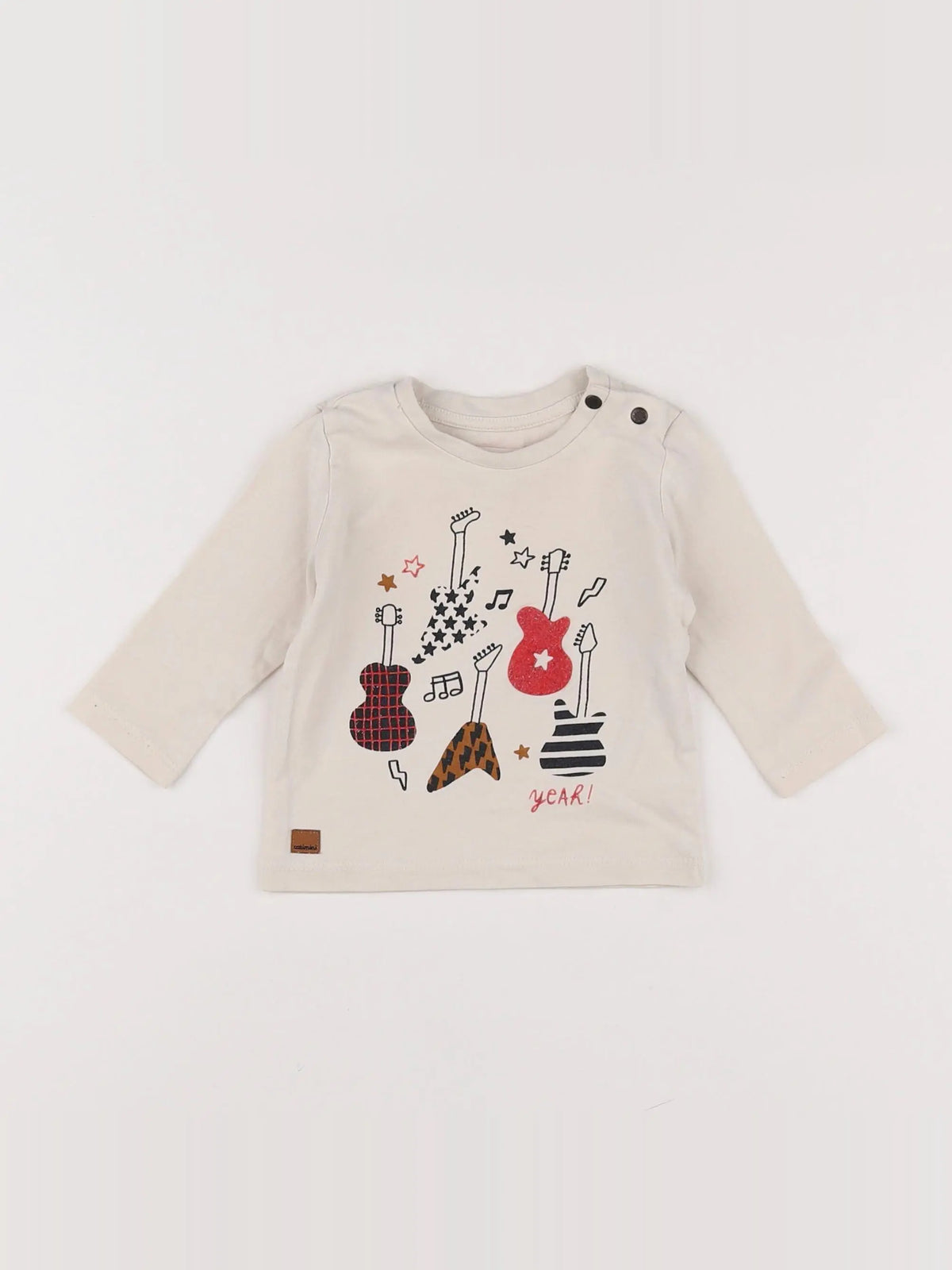 Catimini - tee-shirt beige - 6 mois