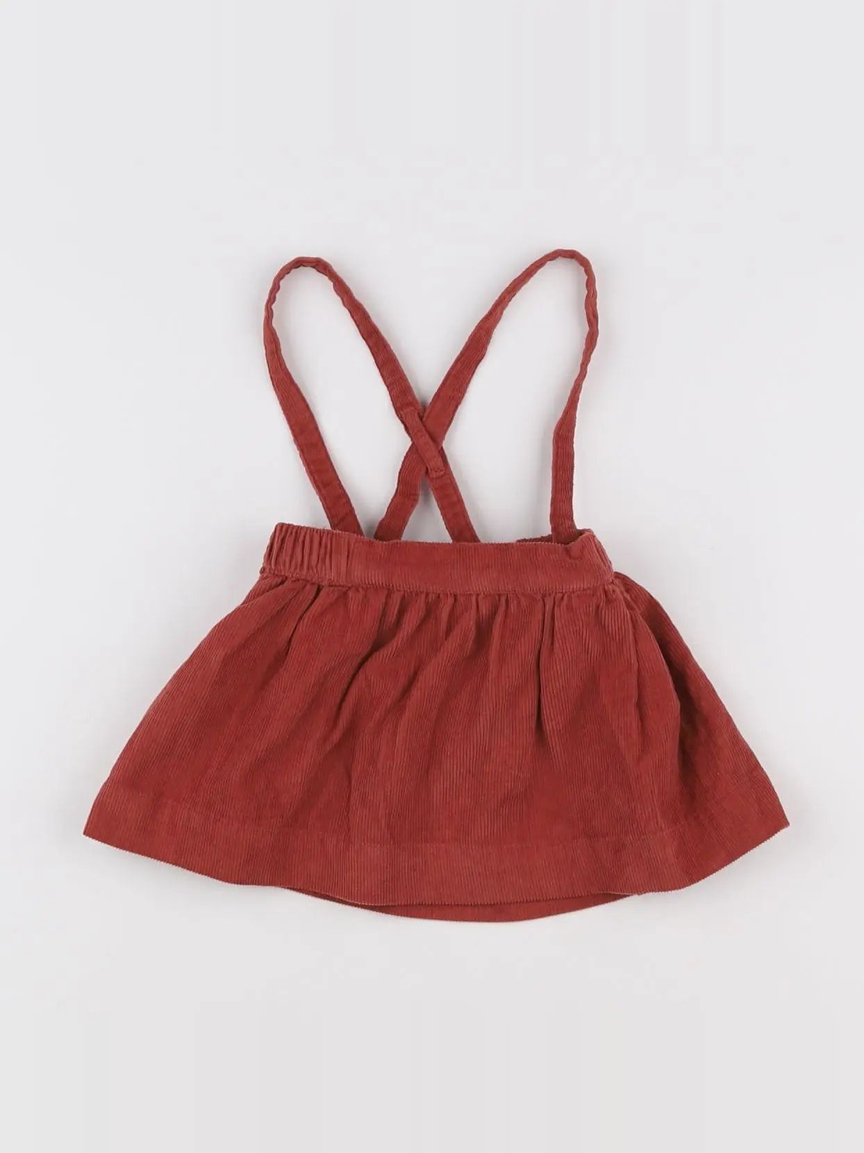 Vertbaudet - jupe marron - 9 mois