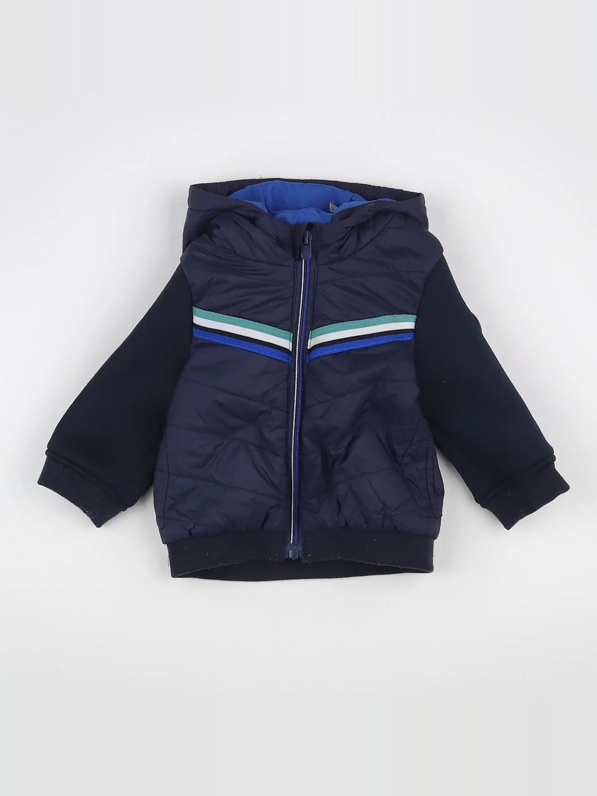 IKKS - veste bleu - 6 mois