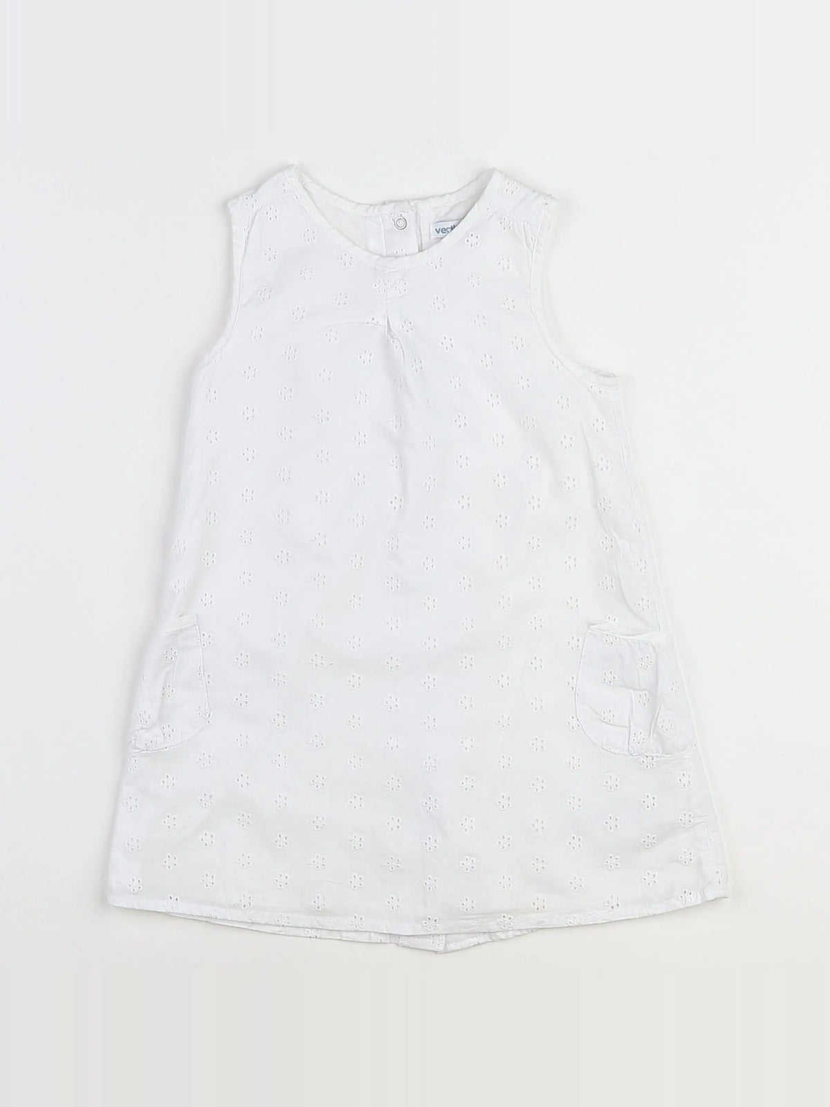 Vertbaudet - robe blanc - 3 ans