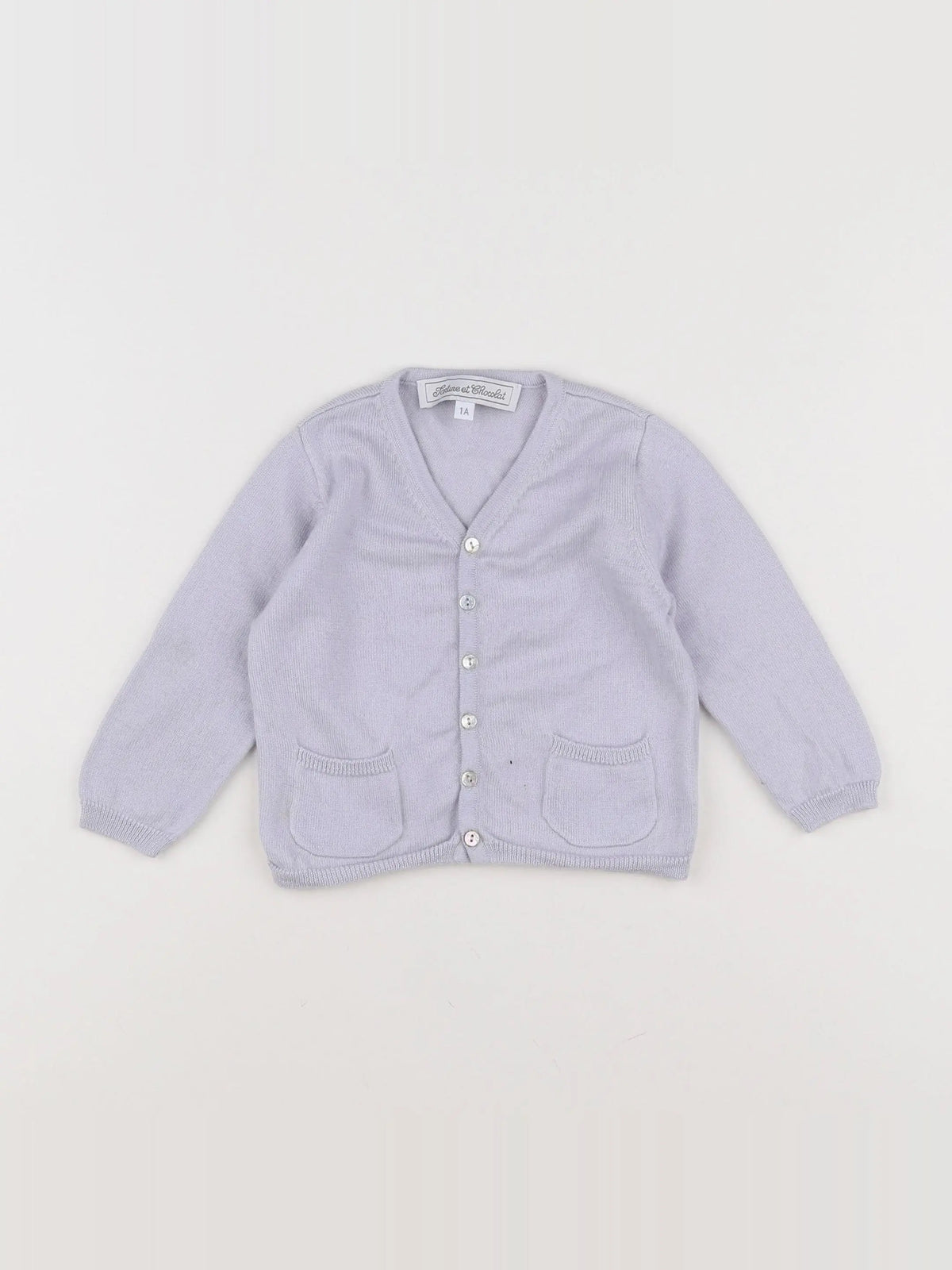 Tartine & Chocolat - gilet gris - 12 mois