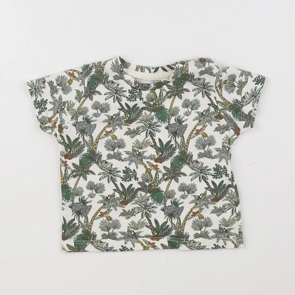 Vertbaudet - tee-shirt multicolore - 6 mois