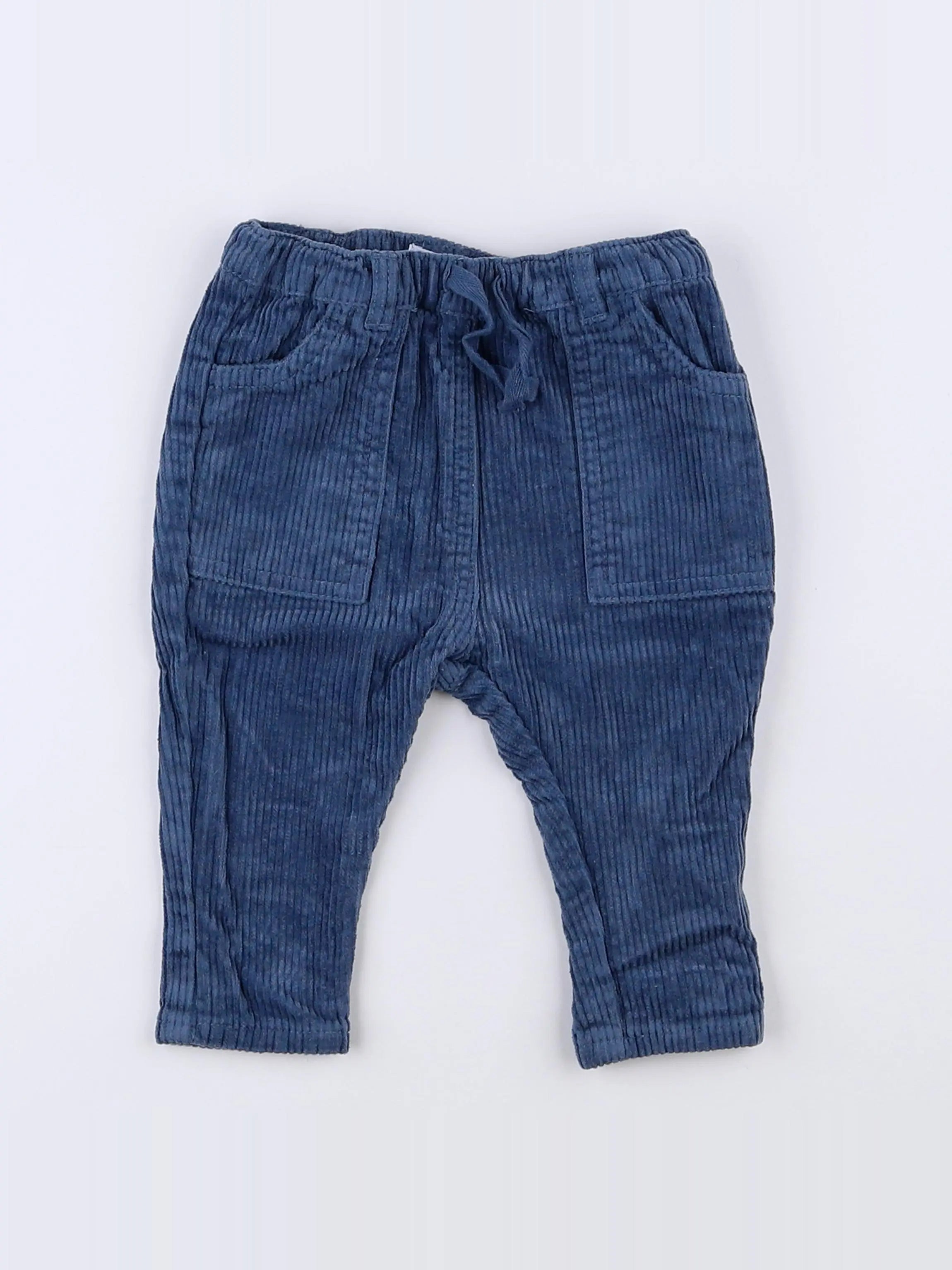 Vertbaudet - pantalon bleu - 3 mois