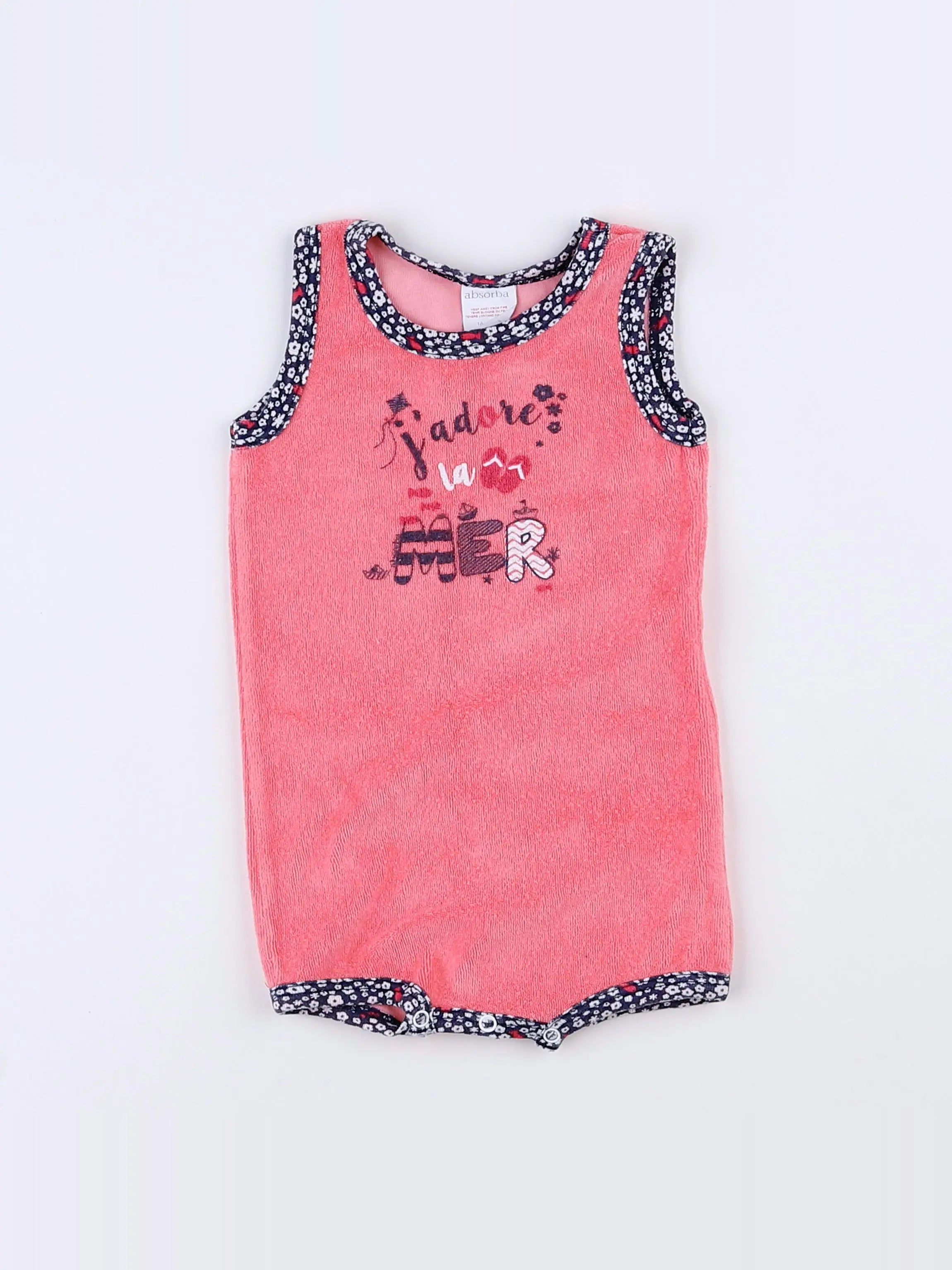 Absorba - combinaison rose - 12 mois