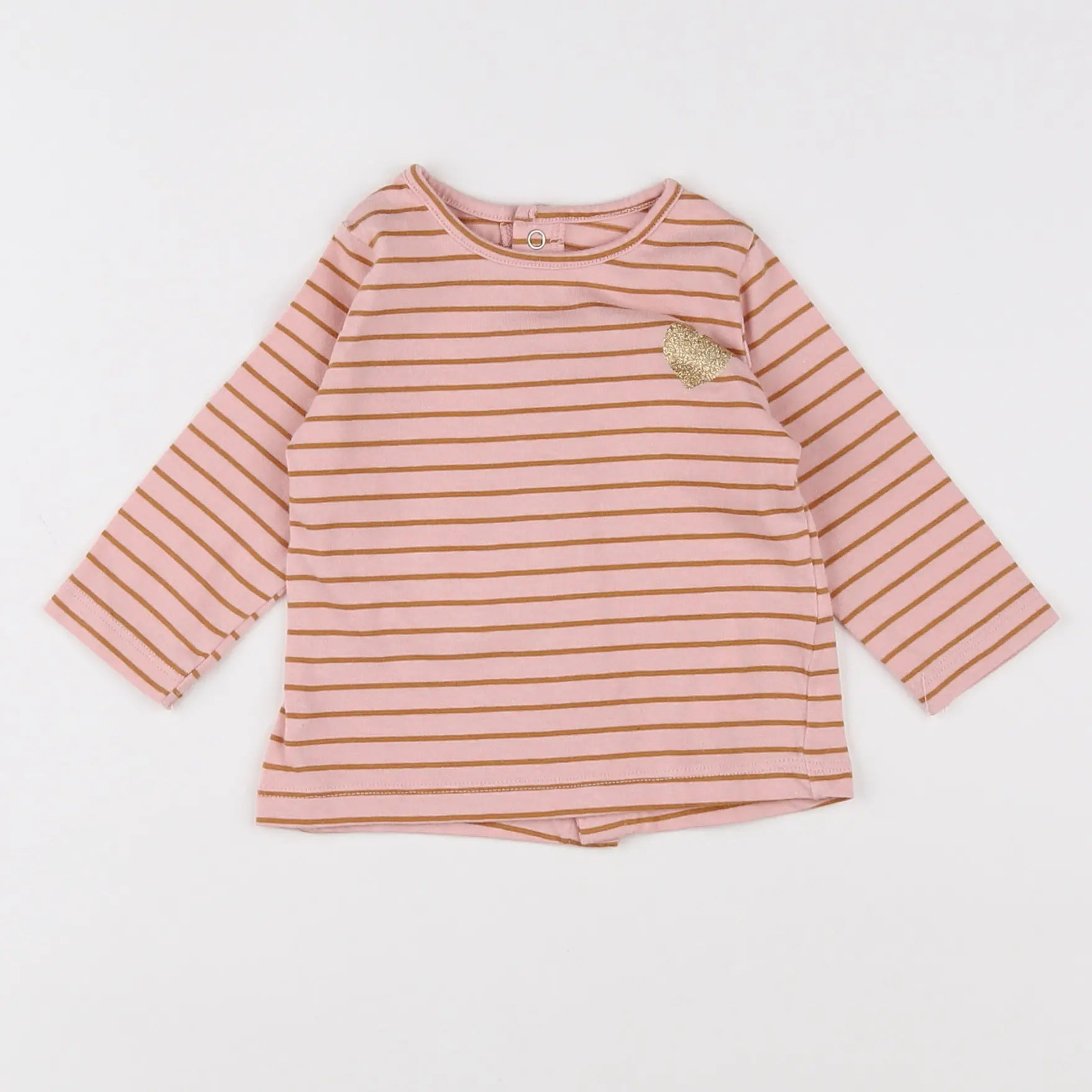 Vertbaudet - tee-shirt rose - 3 mois